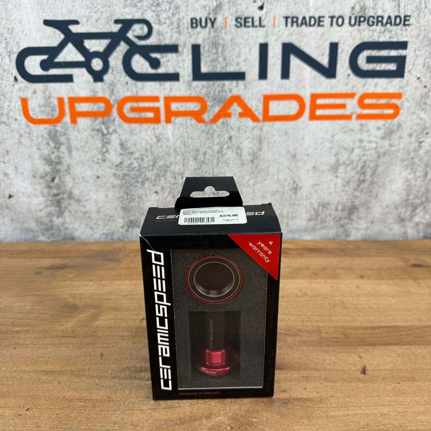 New! Ceramicspeed BSA English Threaded 30mm Red Bike Bottom Bracket MSRP $379