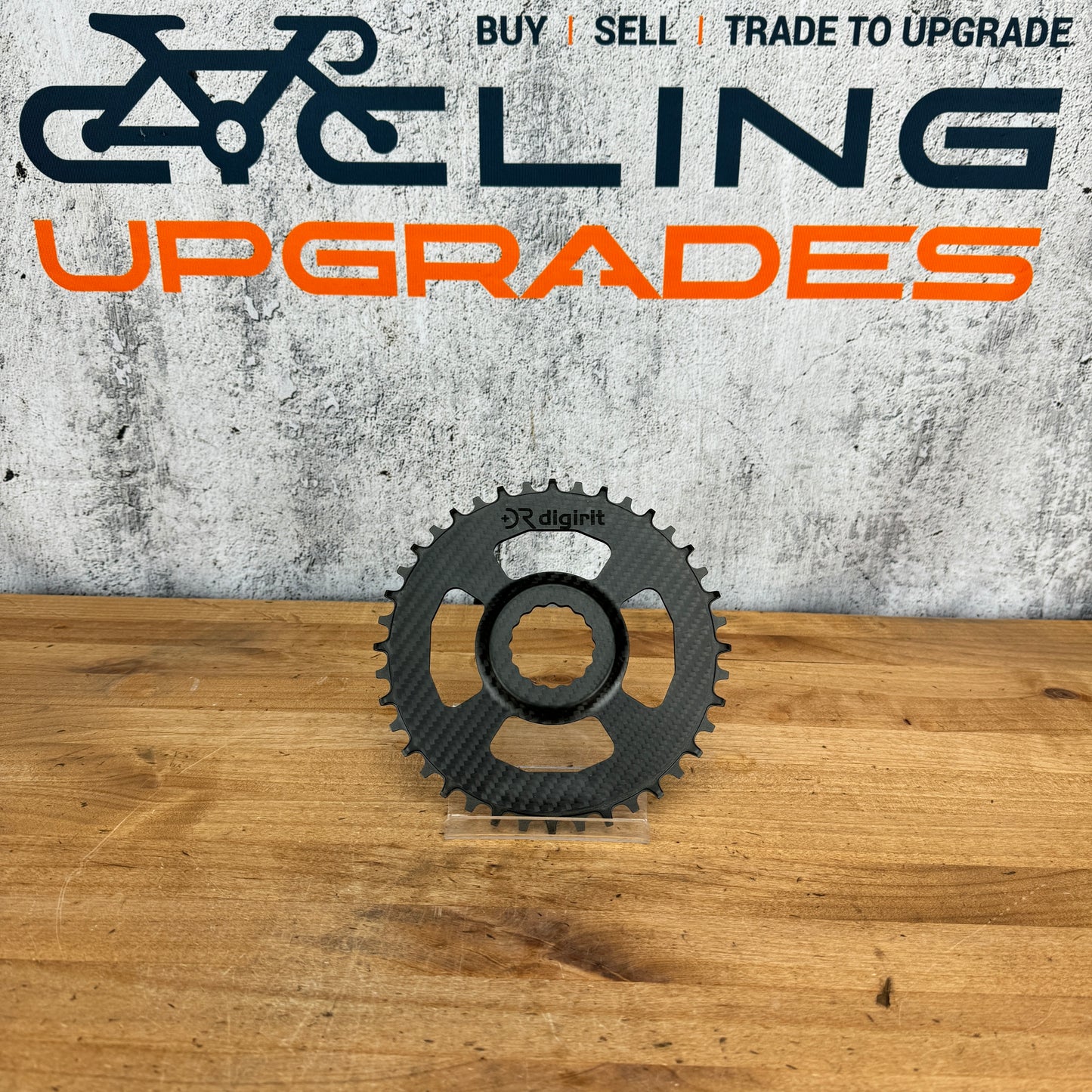 New Takeoff! Digirit Carbon 40t 1x -6mm Offset Single Chainring Easton/Cinch 86g