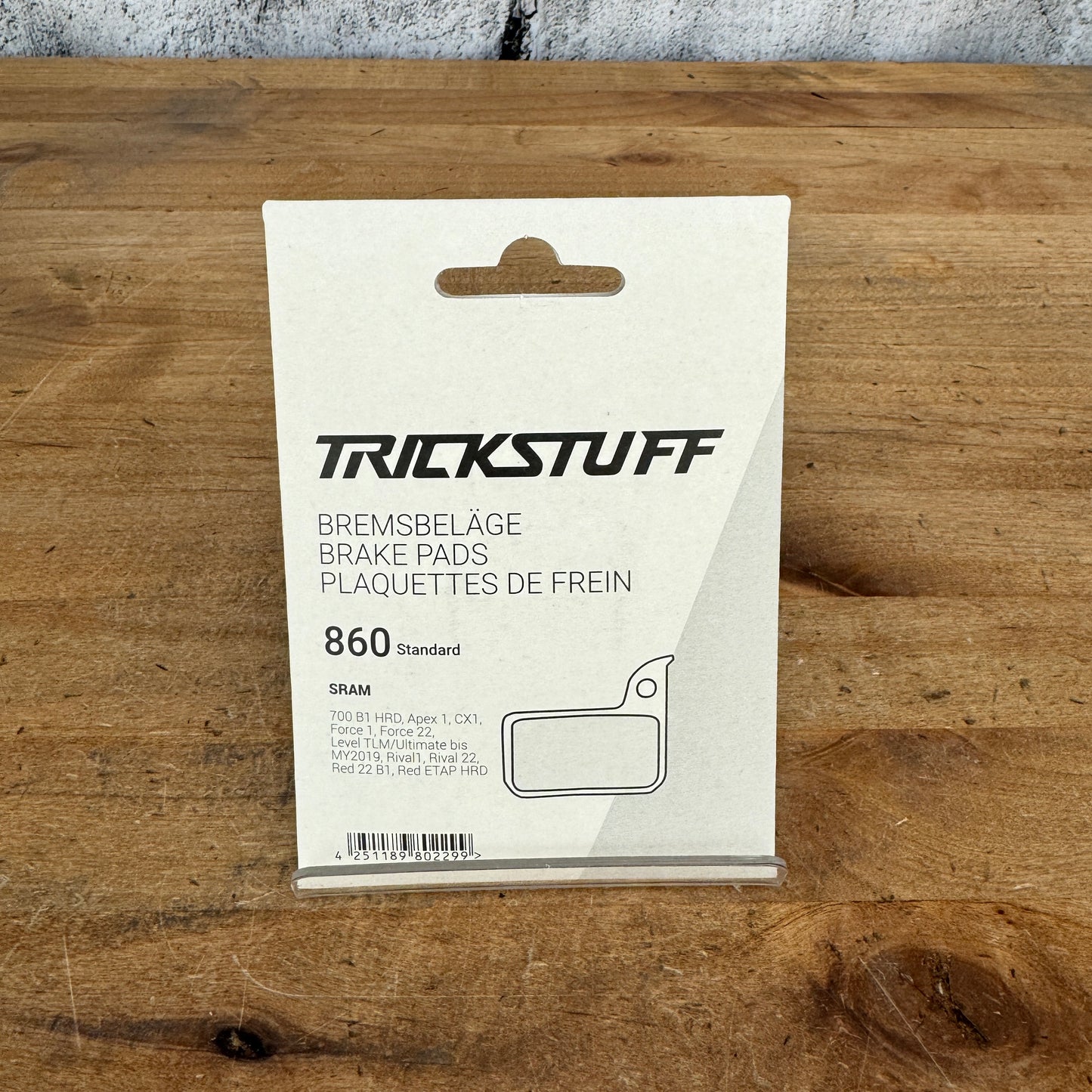 New! Trickstuff 860 Disc Brake Pads for SRAM Road/MTB Brake Calipers