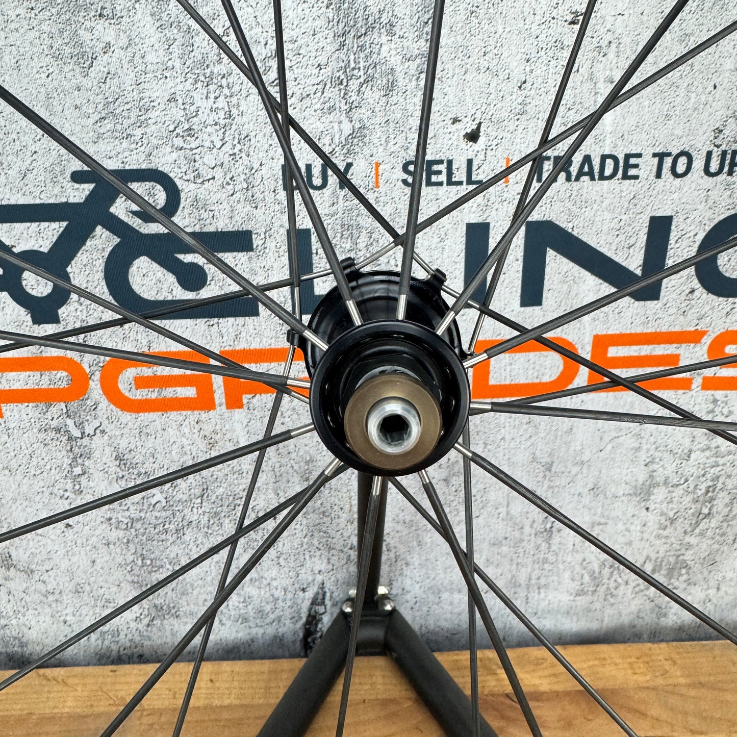 Light! 395g! Ax-Lightness Ultra 25t Extralite Carbon Tubular Rear Wheel 700c