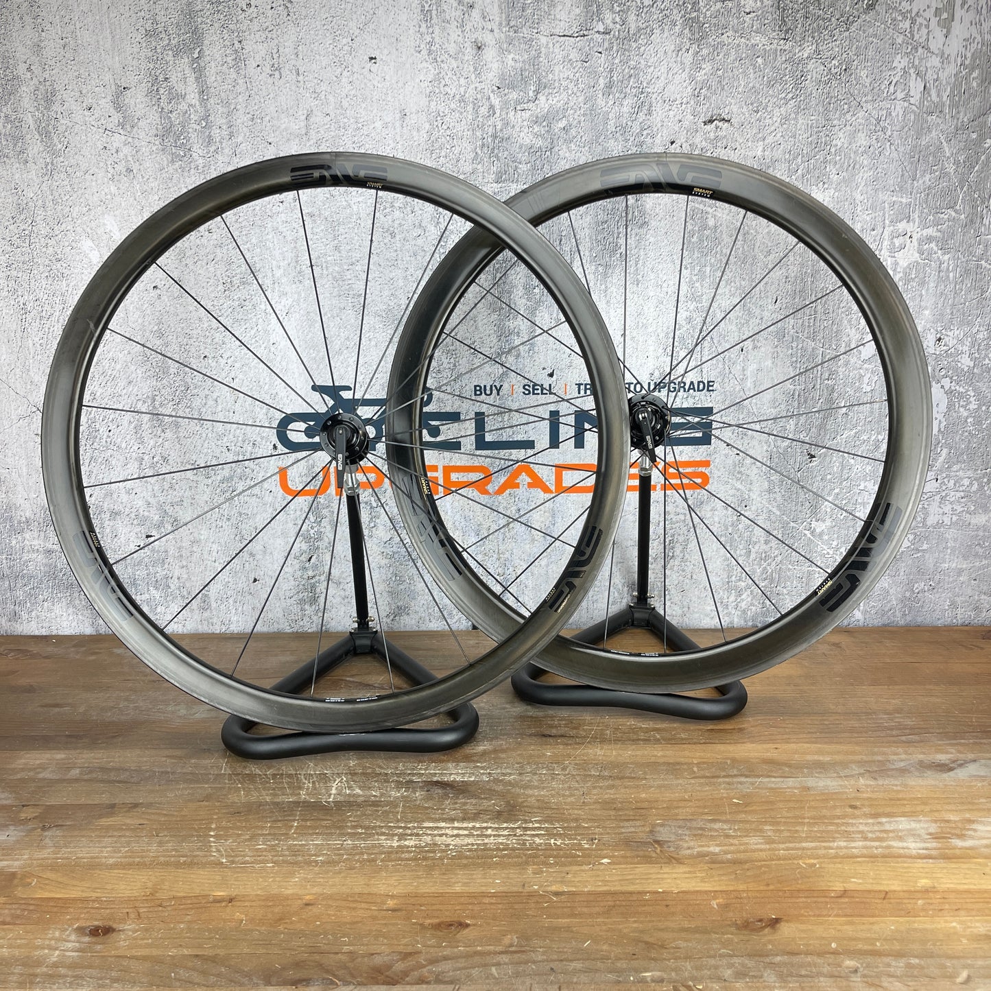Enve SES 3.4 Carbon Tubular Wheelset 700c Rim Brake Chris King R45 1341g