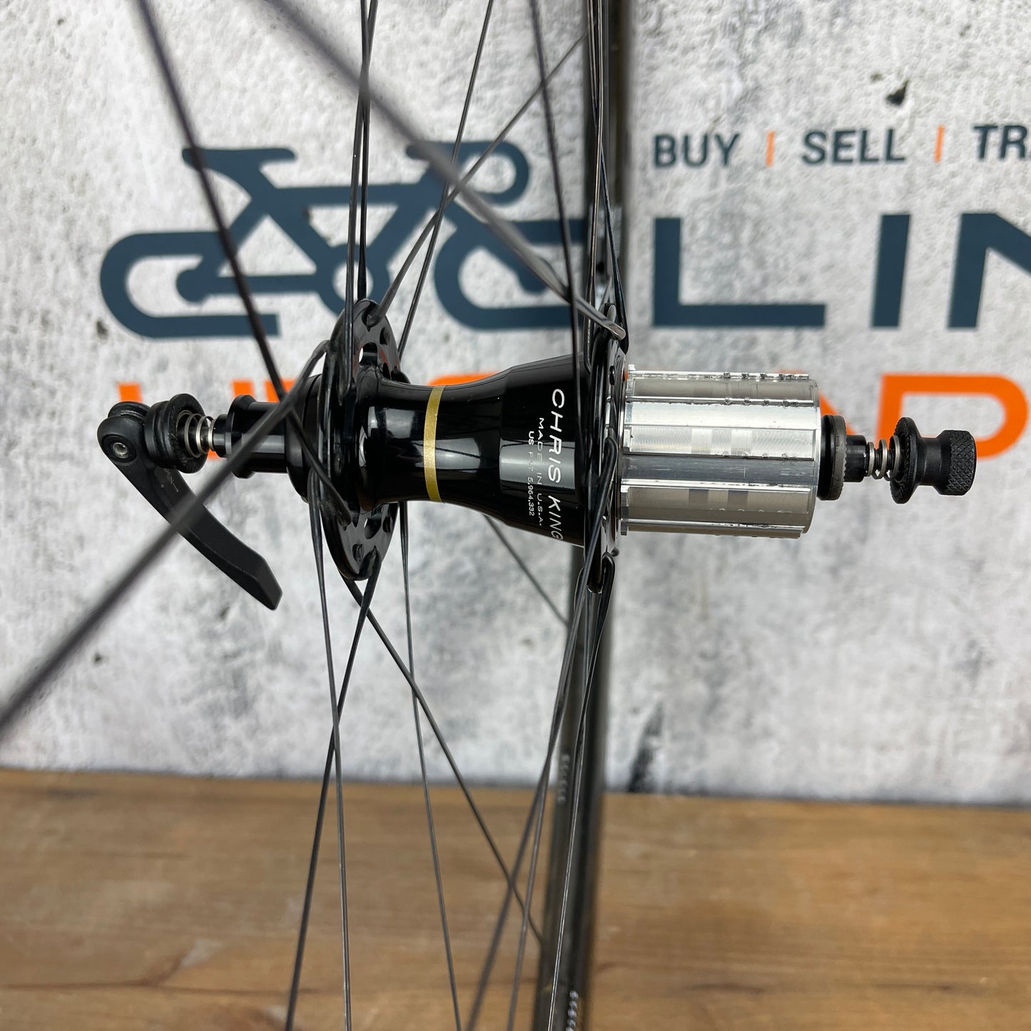 Enve SES 3.4 Carbon Tubular Wheelset 700c Rim Brake Chris King R45 1341g