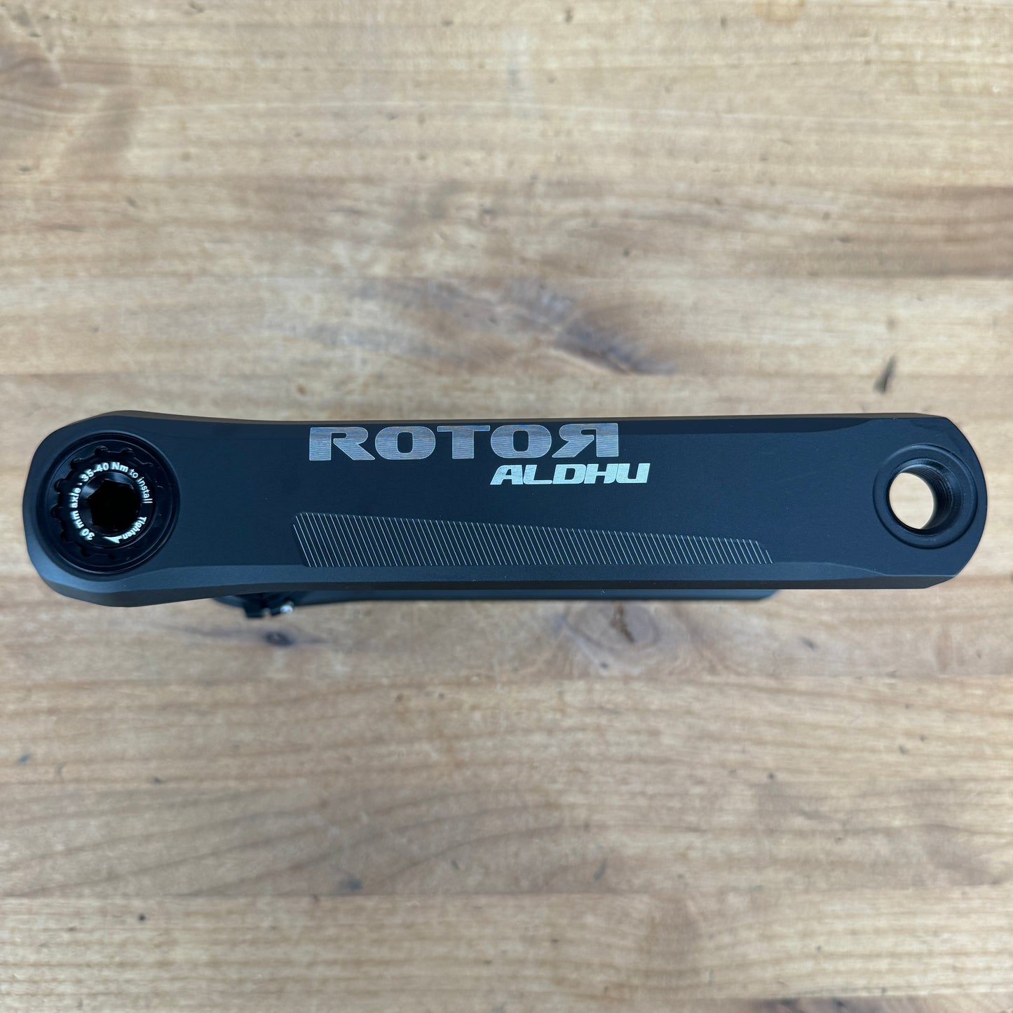 Low Mile! Rotor Aldhu 172.5mm Aluminum OCP Direct Mount Road Axle Crankset 448g