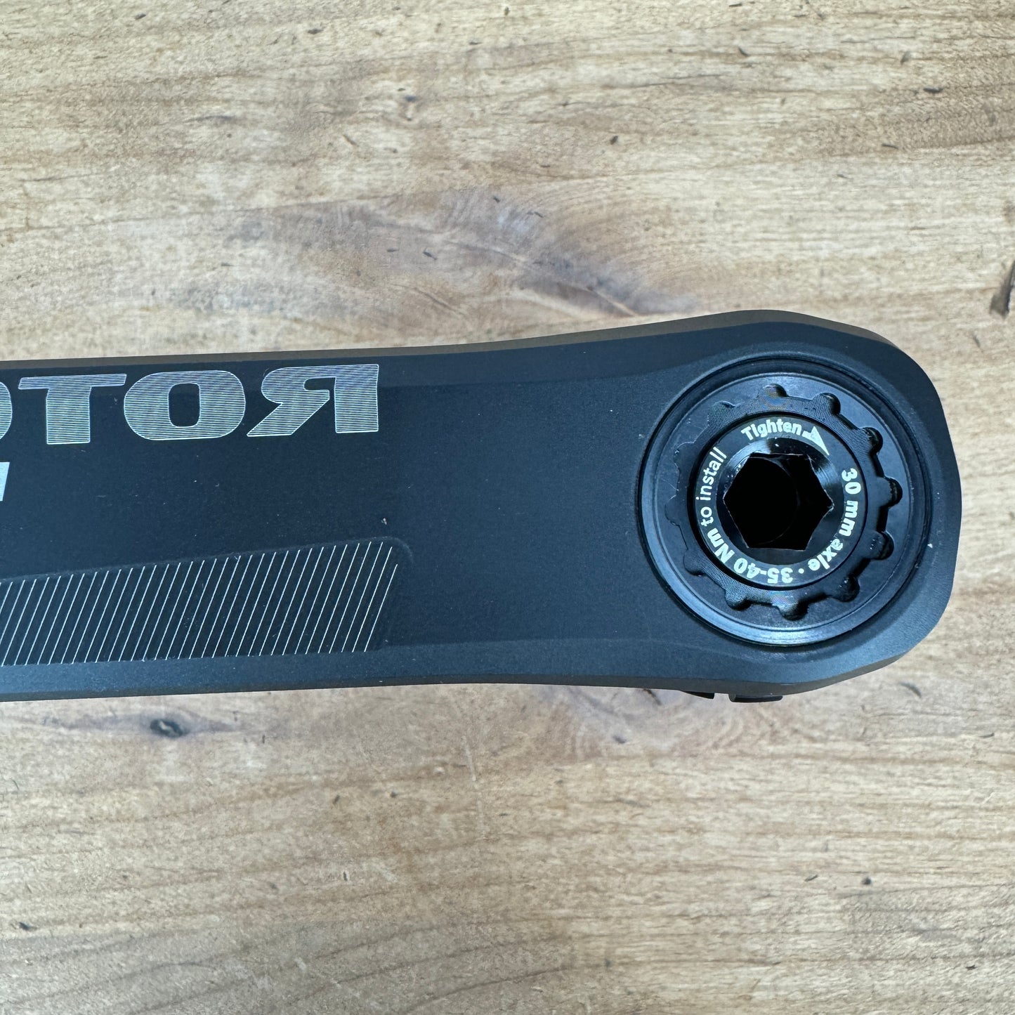Low Mile! Rotor Aldhu 172.5mm Aluminum OCP Direct Mount Road Axle Crankset 448g