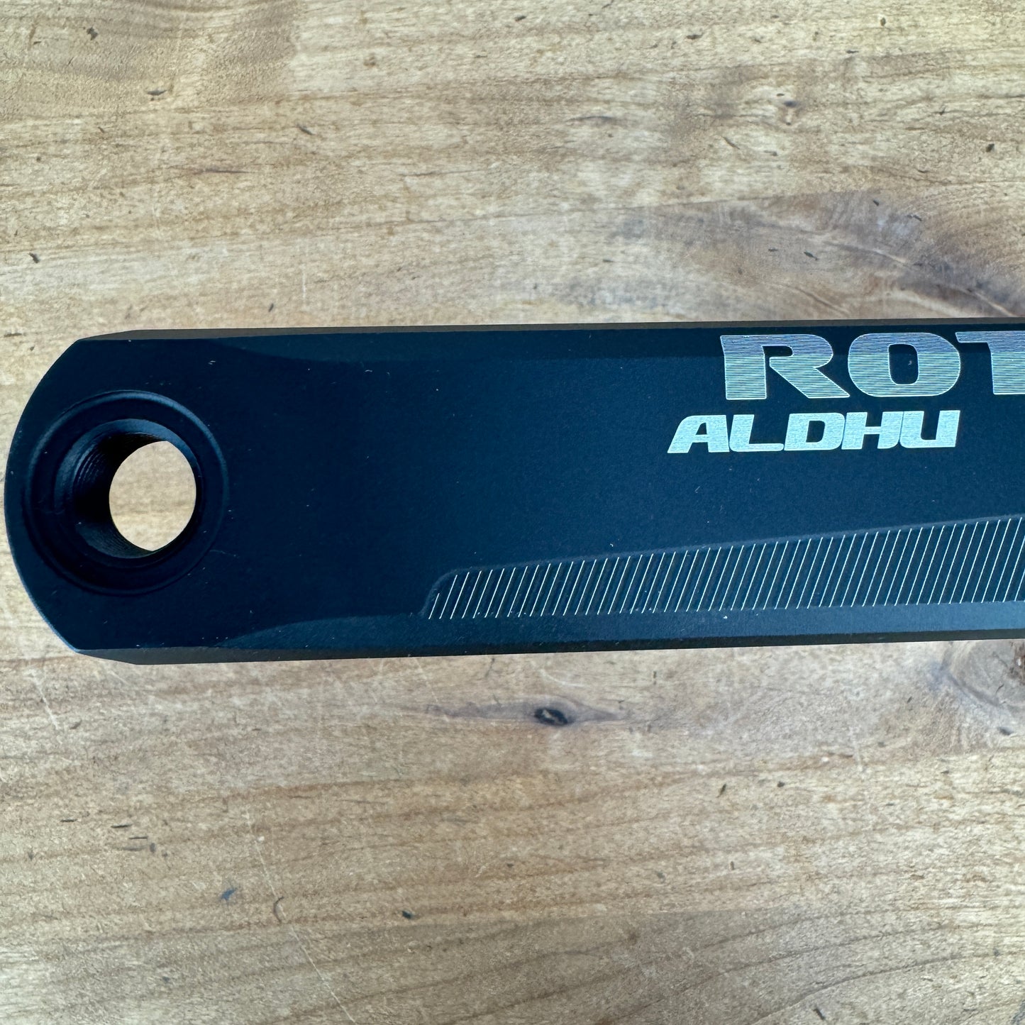 Low Mile! Rotor Aldhu 172.5mm Aluminum OCP Direct Mount Road Axle Crankset 448g