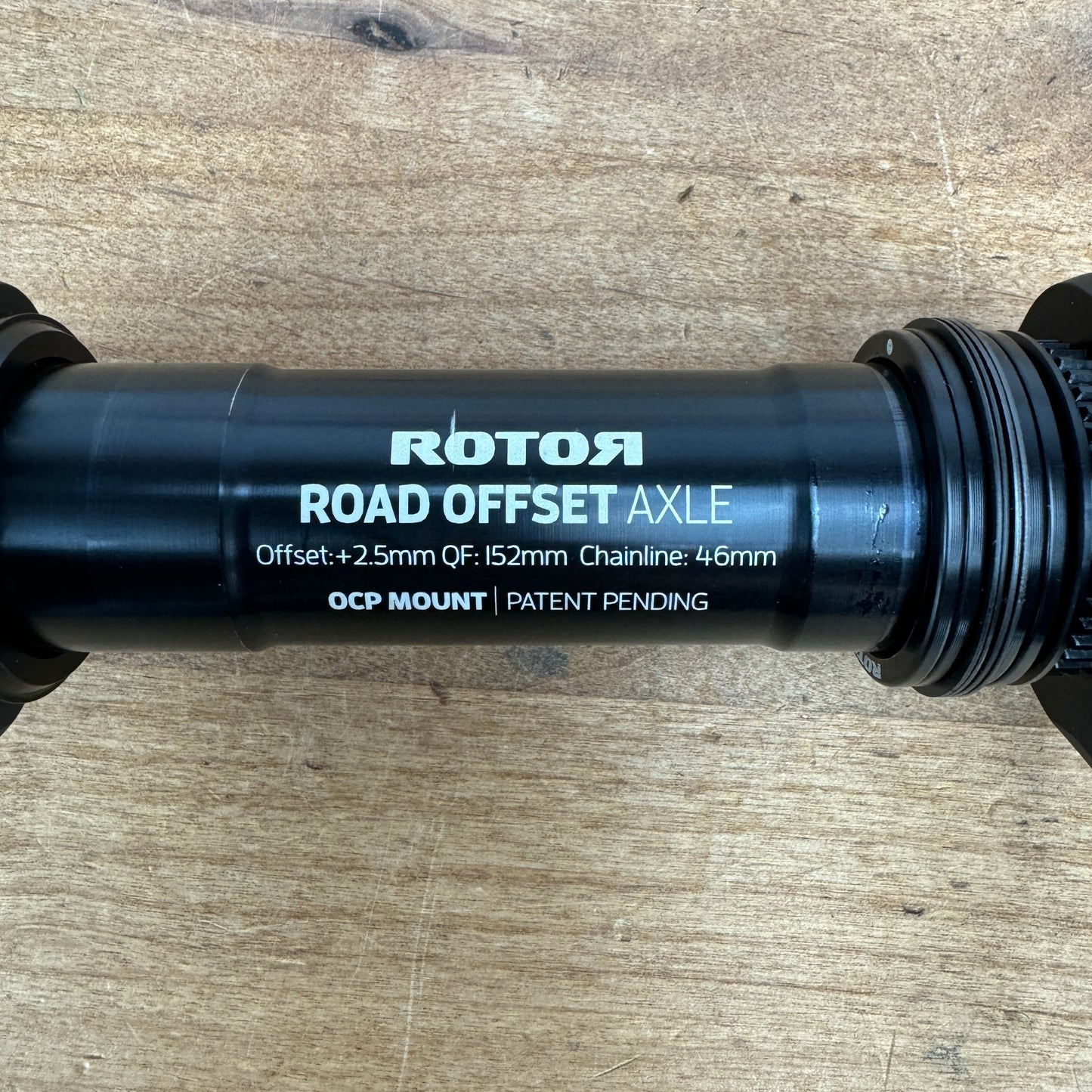 Low Mile! Rotor Aldhu 172.5mm Aluminum OCP Direct Mount Road Axle Crankset 448g