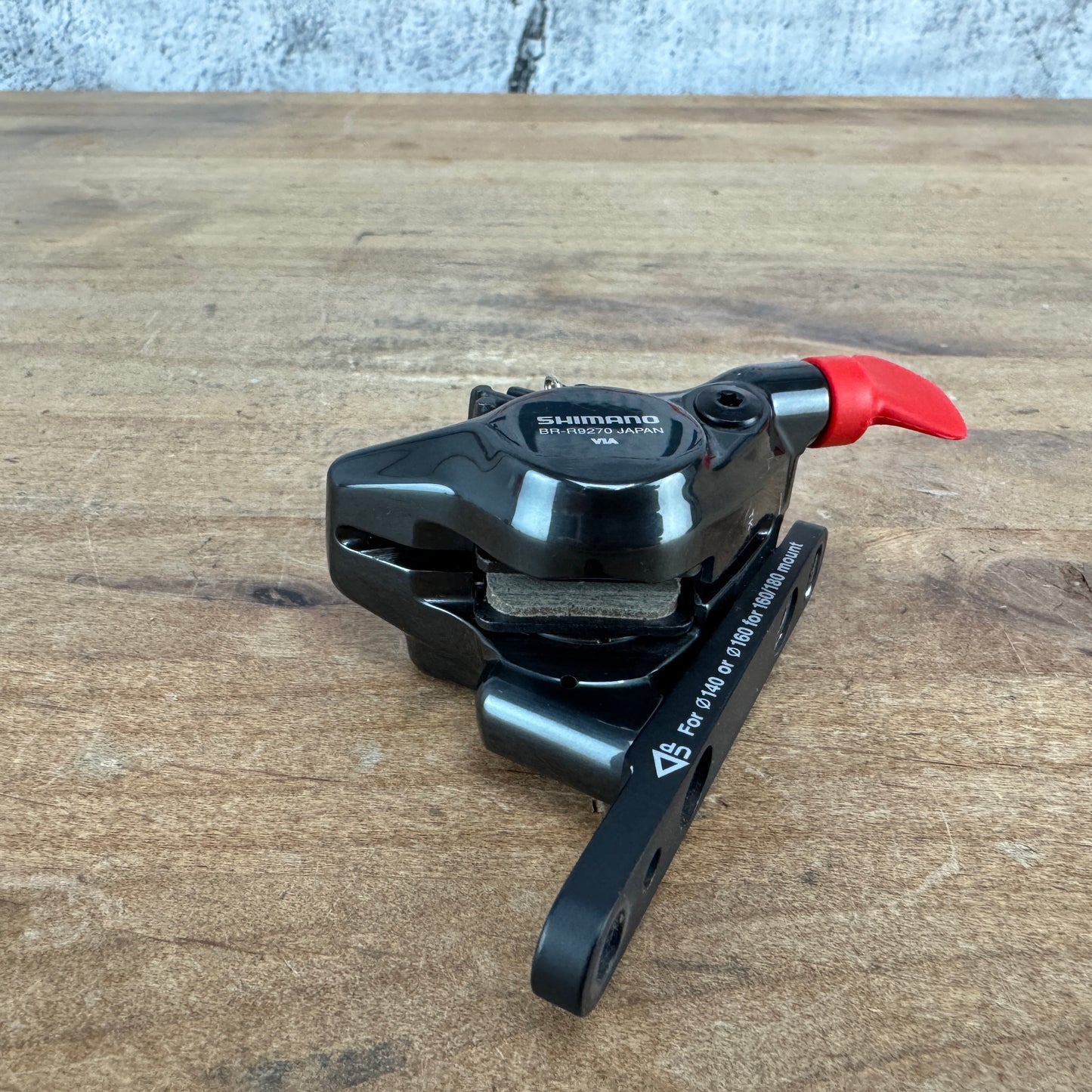 New Takeoff! Shimano Dura-Ace BR-R9270 Flat-Mount Disc Brake Caliper + Adapter