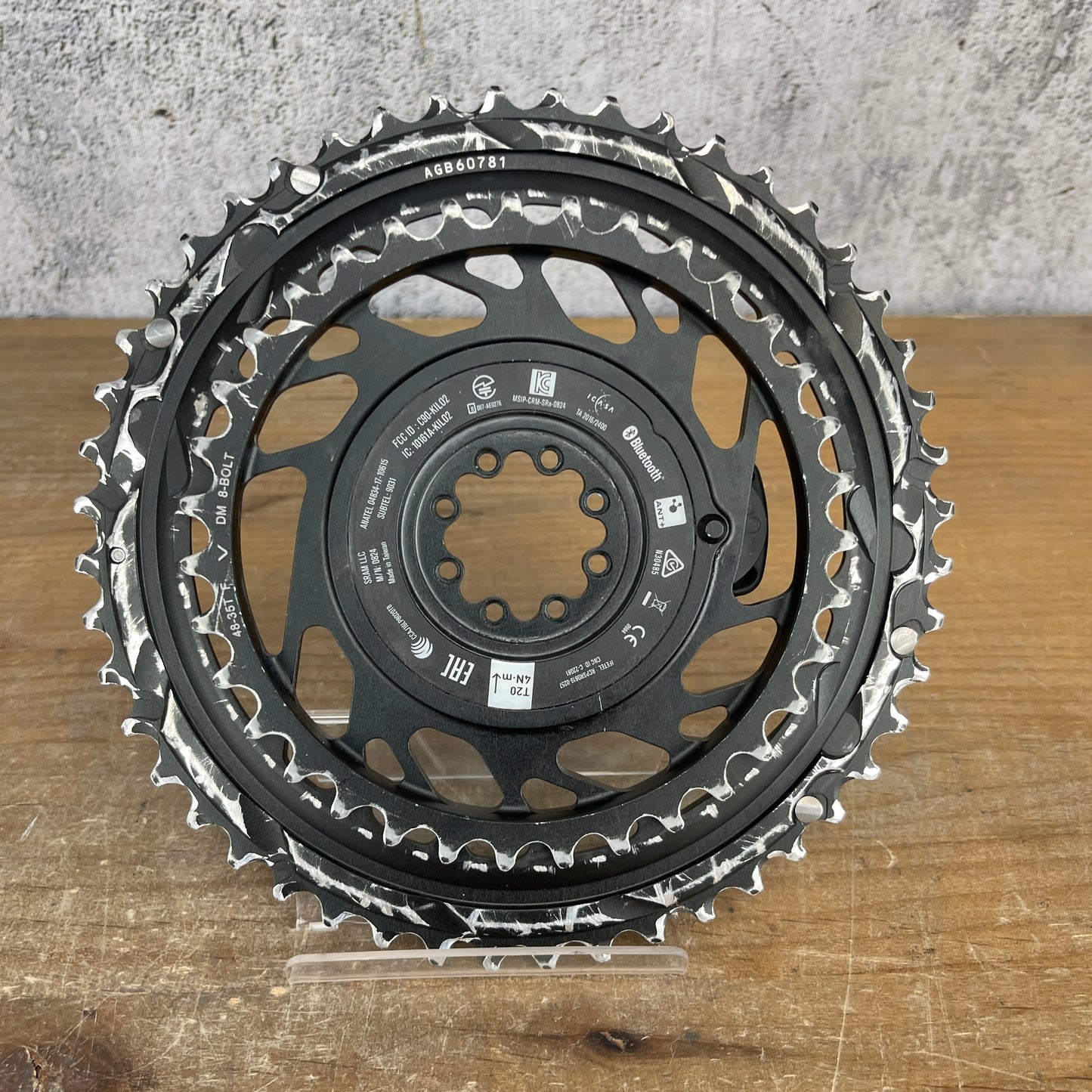 SRAM Red AXS Quarq 48/35t 12-Speed Power Meter Chainrings Direct-Mount 269g