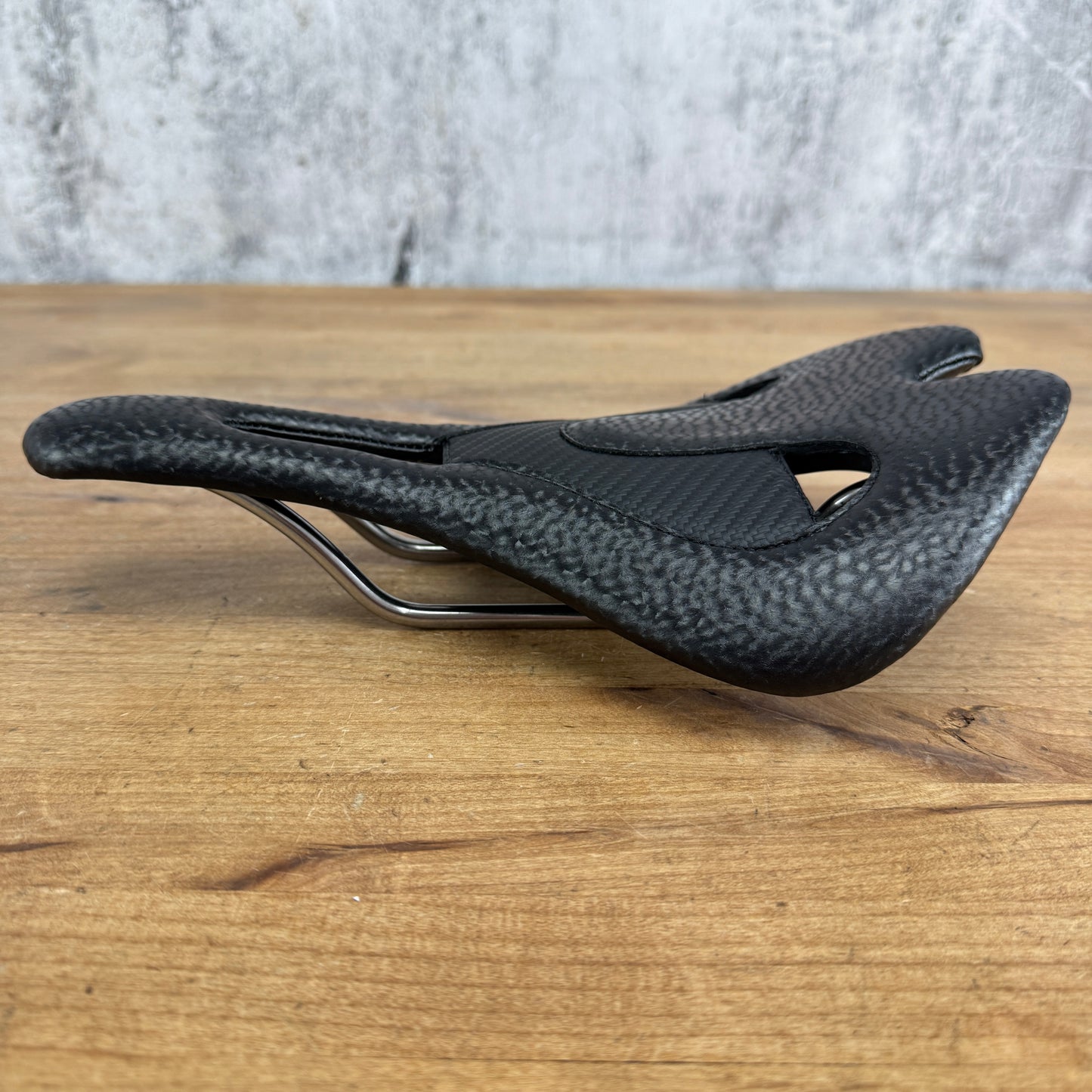 New! Infinity Adventure AX Black Marine Vinyl 7x7mm Stainless Rails Bike Saddle