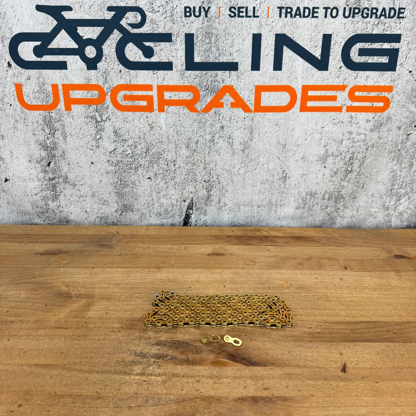 Light Wear! PYC Hollow-Pin 11-Speed 108 Links Gold Bike Chain + Master Link