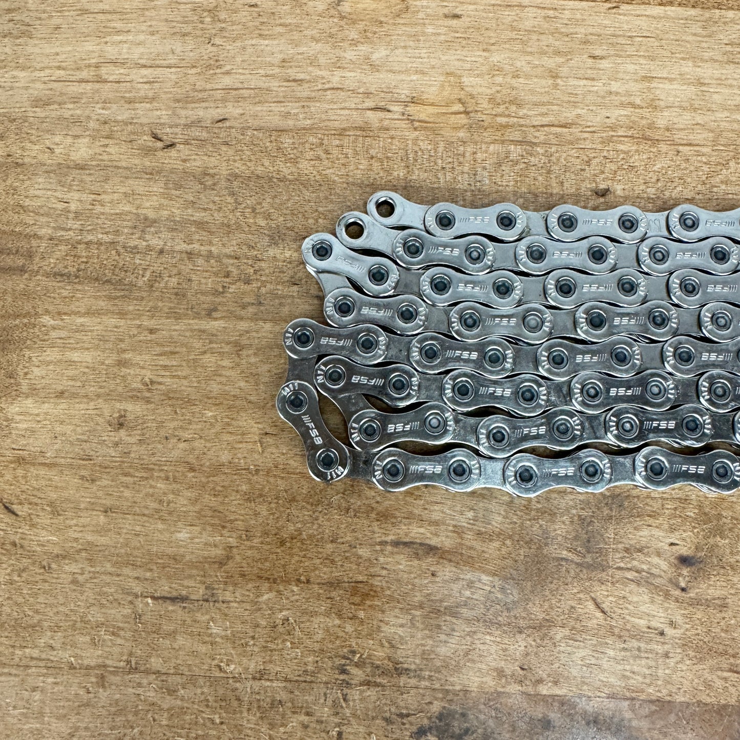 Light Wear! FSA N11 11-Speed 108 Links Silver Bike Chain + Master Link 253g