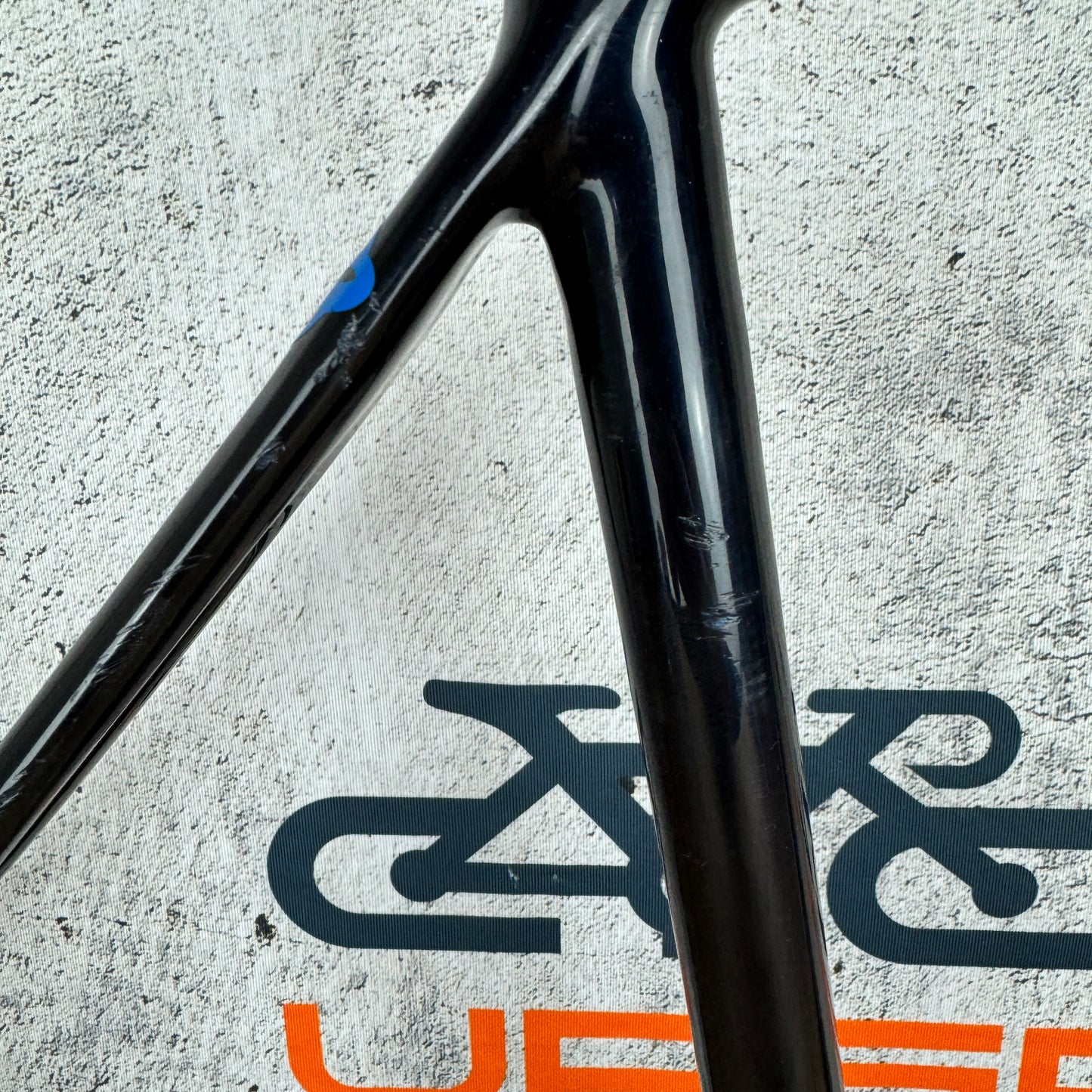 2021 Open MIN.D Large Carbon Disc Frameset 700c Midnight Blue 1418g