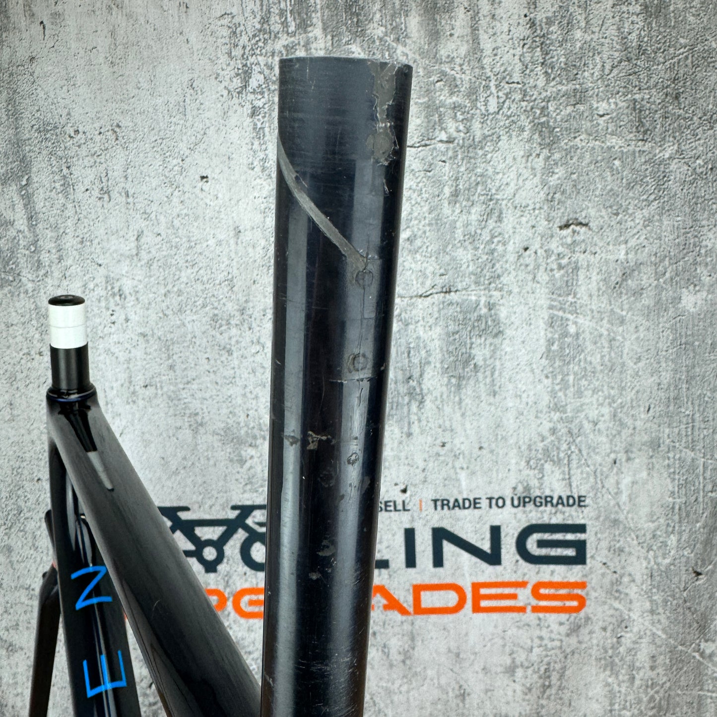 2021 Open MIN.D Large Carbon Disc Frameset 700c Midnight Blue 1418g