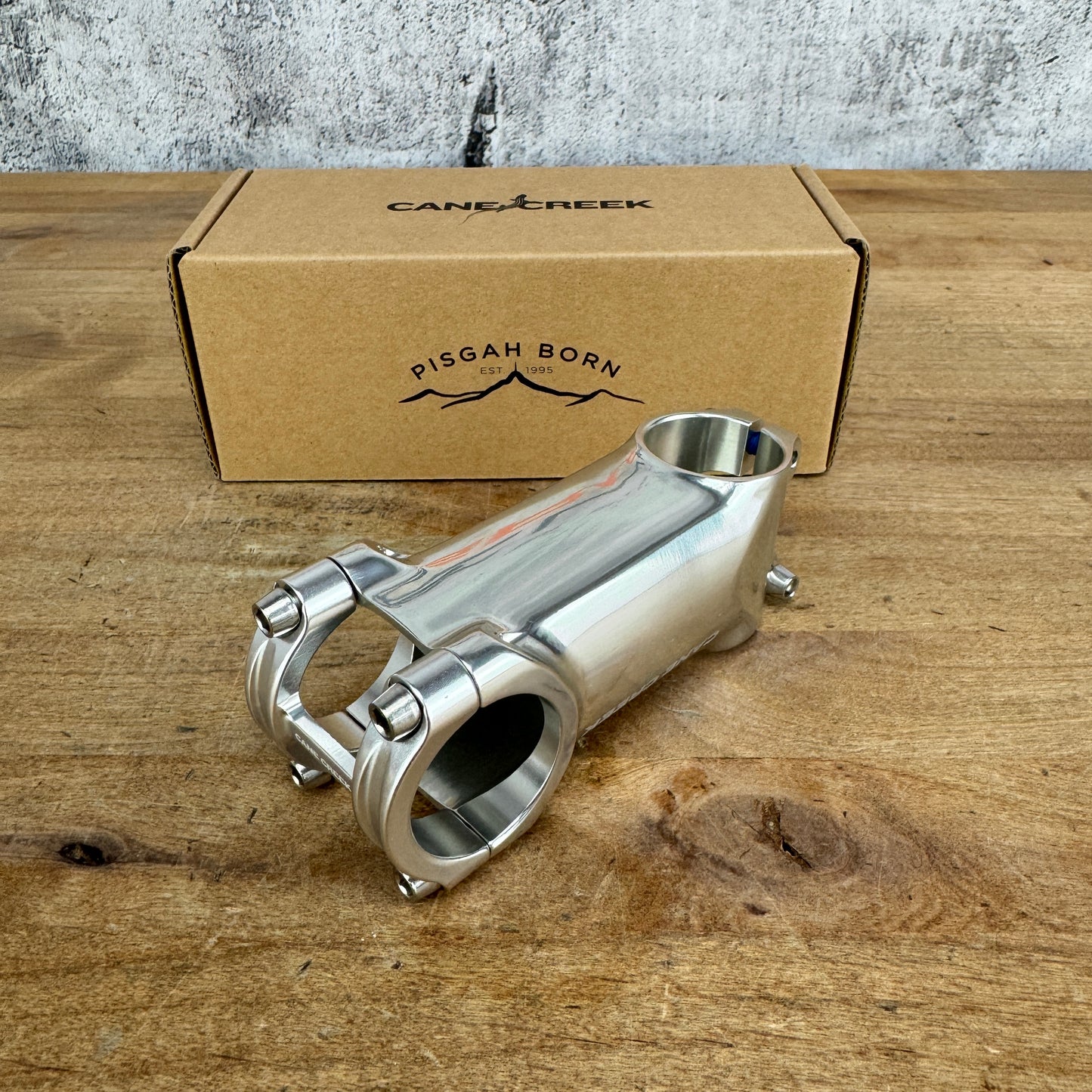 New! Cane Creek GXC Polished Silver Lightweight Alloy Bike Stem