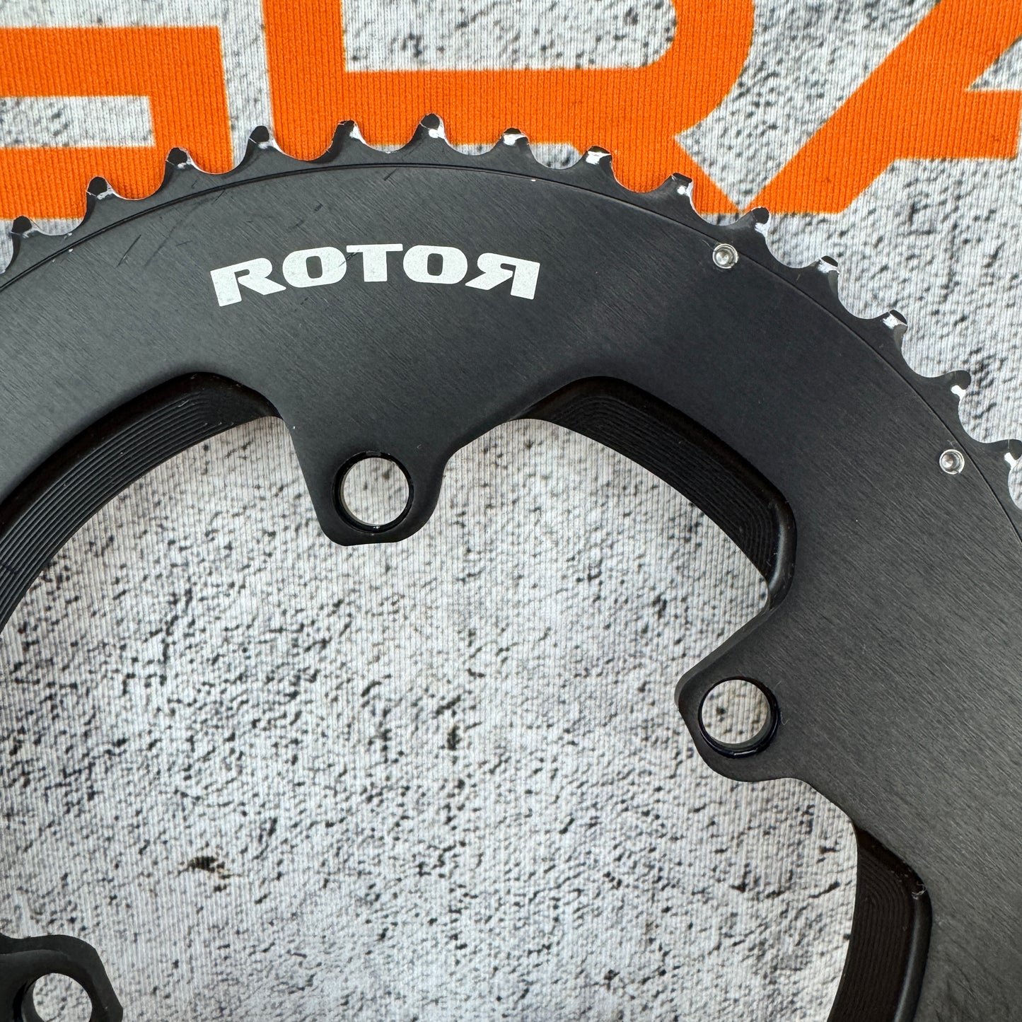 Low Mile! Rotor Round 11/12-Speed 54/39t 110BCD 4-Bolt Bike Chainring Set 196g