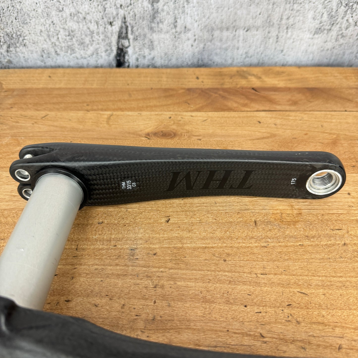 THM Clavicula M3 Road 175mm Carbon Crank Arms 30mm Spindle 336g