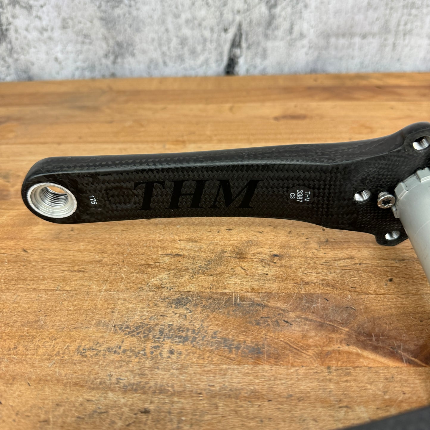 THM Clavicula M3 Road 175mm Carbon Crank Arms 30mm Spindle 336g