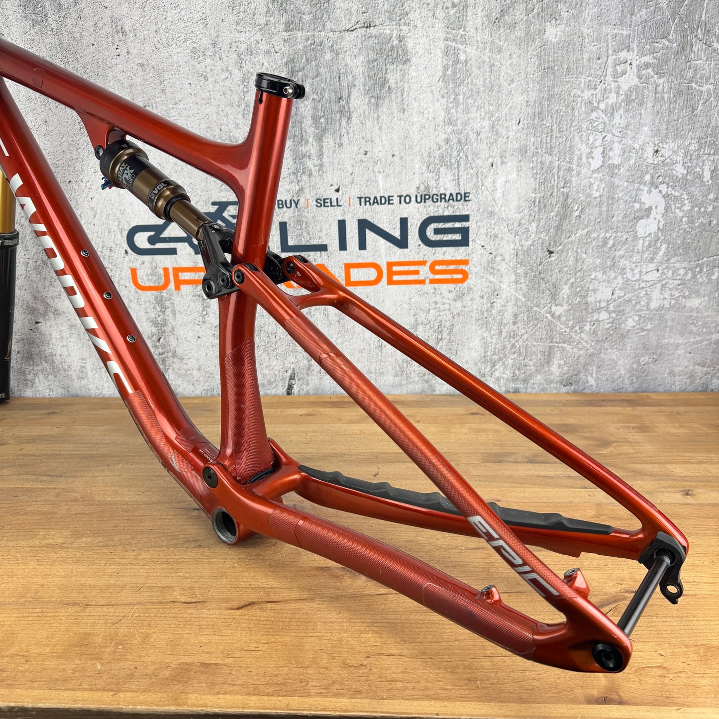 2022 Specialized S-Works Epic Large Carbon Disc MTB Frameset 29" Fox Suspension UDH