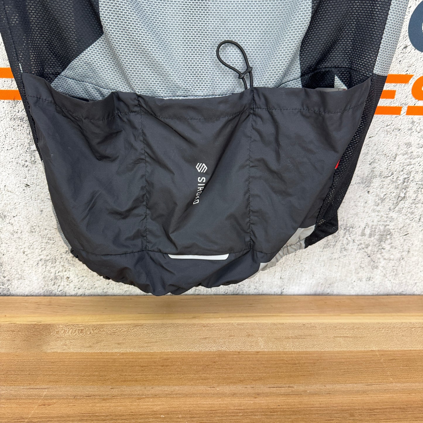 Light Wear! Siroko SC V1 Small Grey/Black/White Cycling Vest