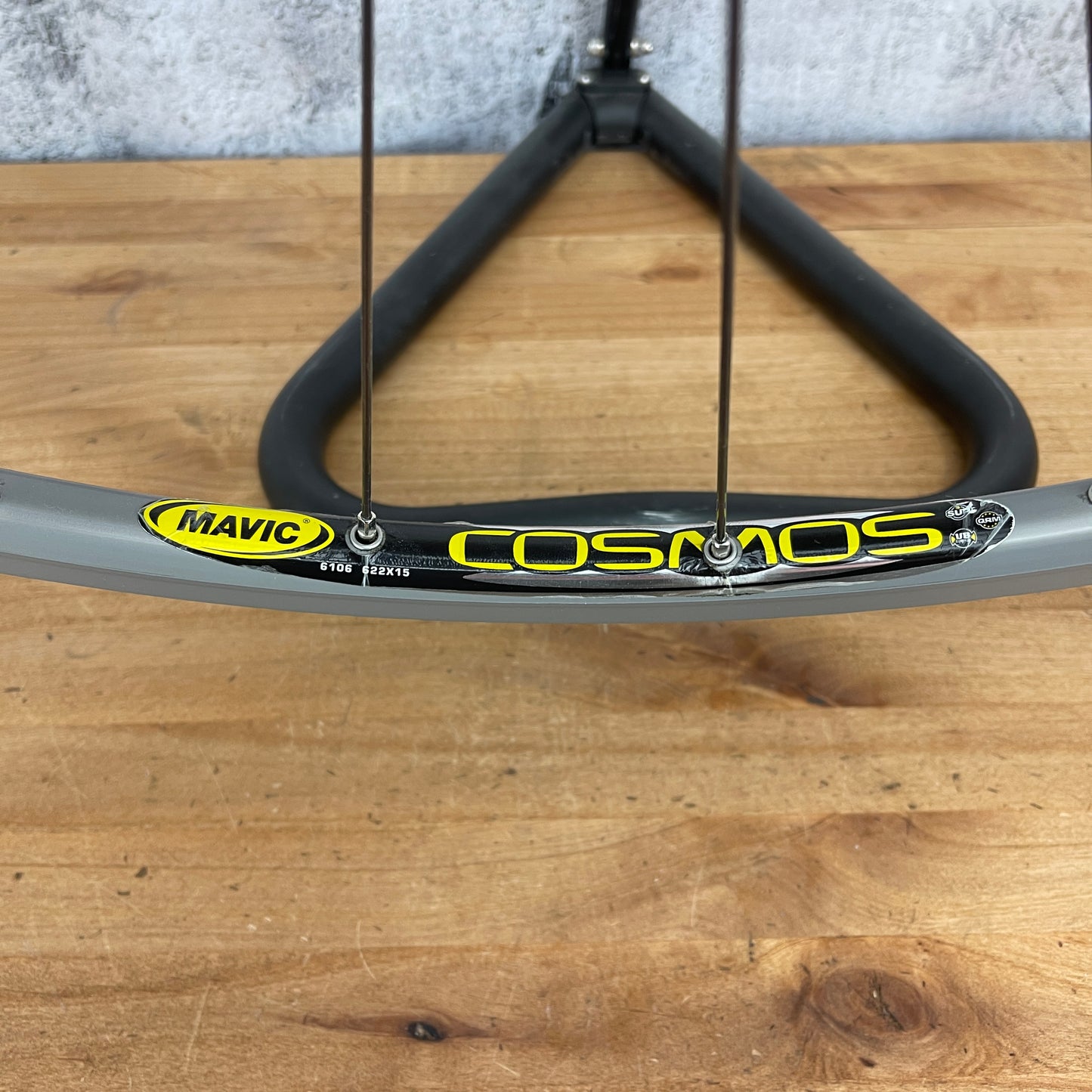 New Takeoff! Mavic Cosmos 24h Alloy Clincher Front Wheel 700c Rim Brake 790g