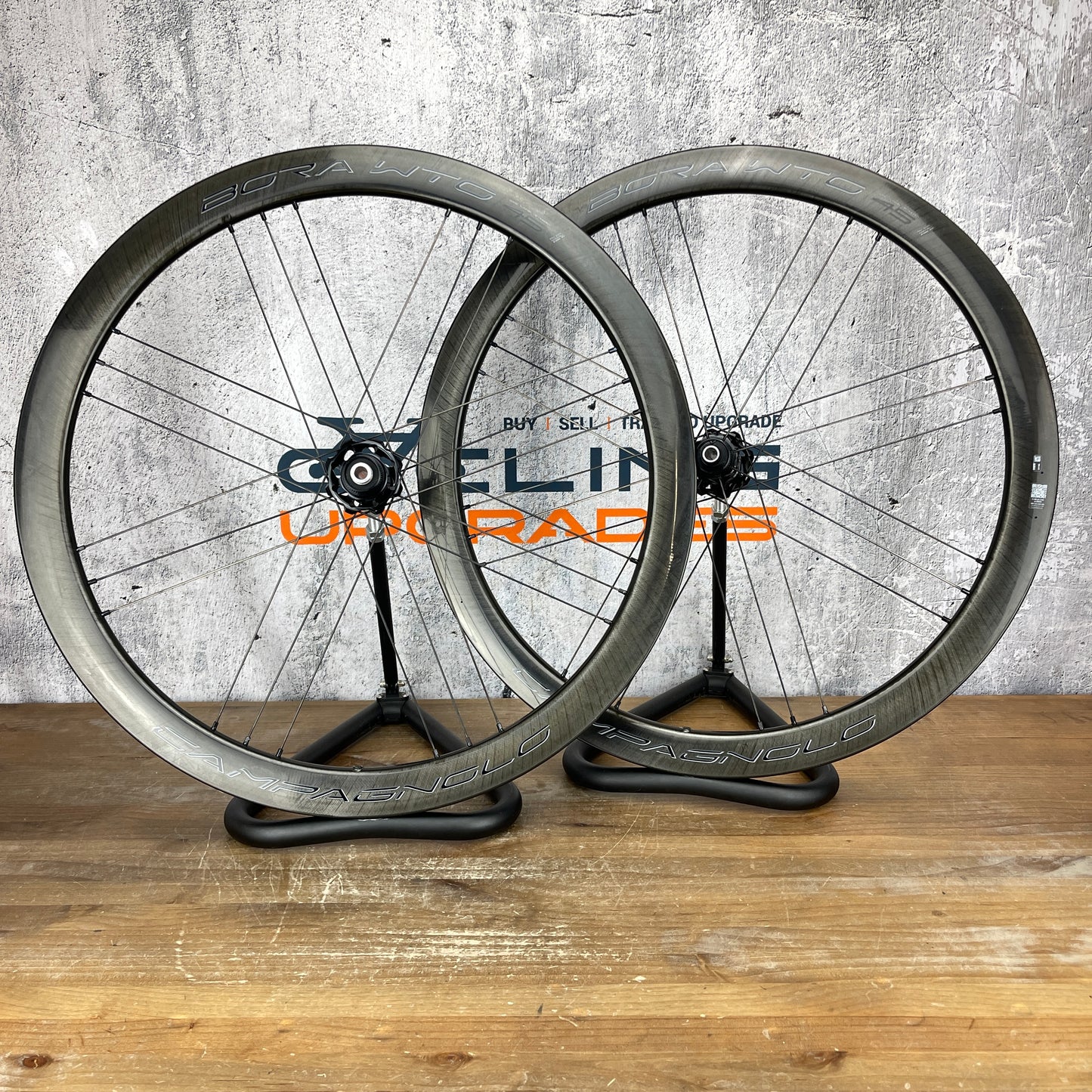 Campagnolo Bora WTO 45 Carbon Tubeless 2-Way Fit Disc Wheelset 700c 1542g