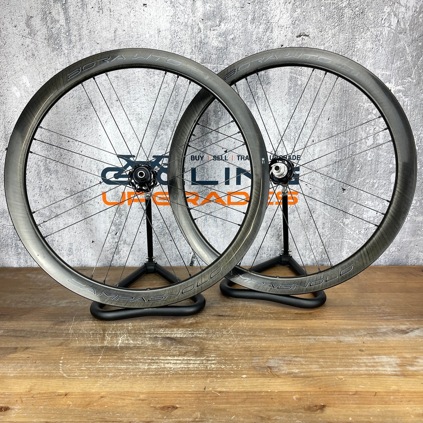 Campagnolo Bora WTO 45 Carbon Tubeless 2-Way Fit Disc Wheelset 700c 1542g
