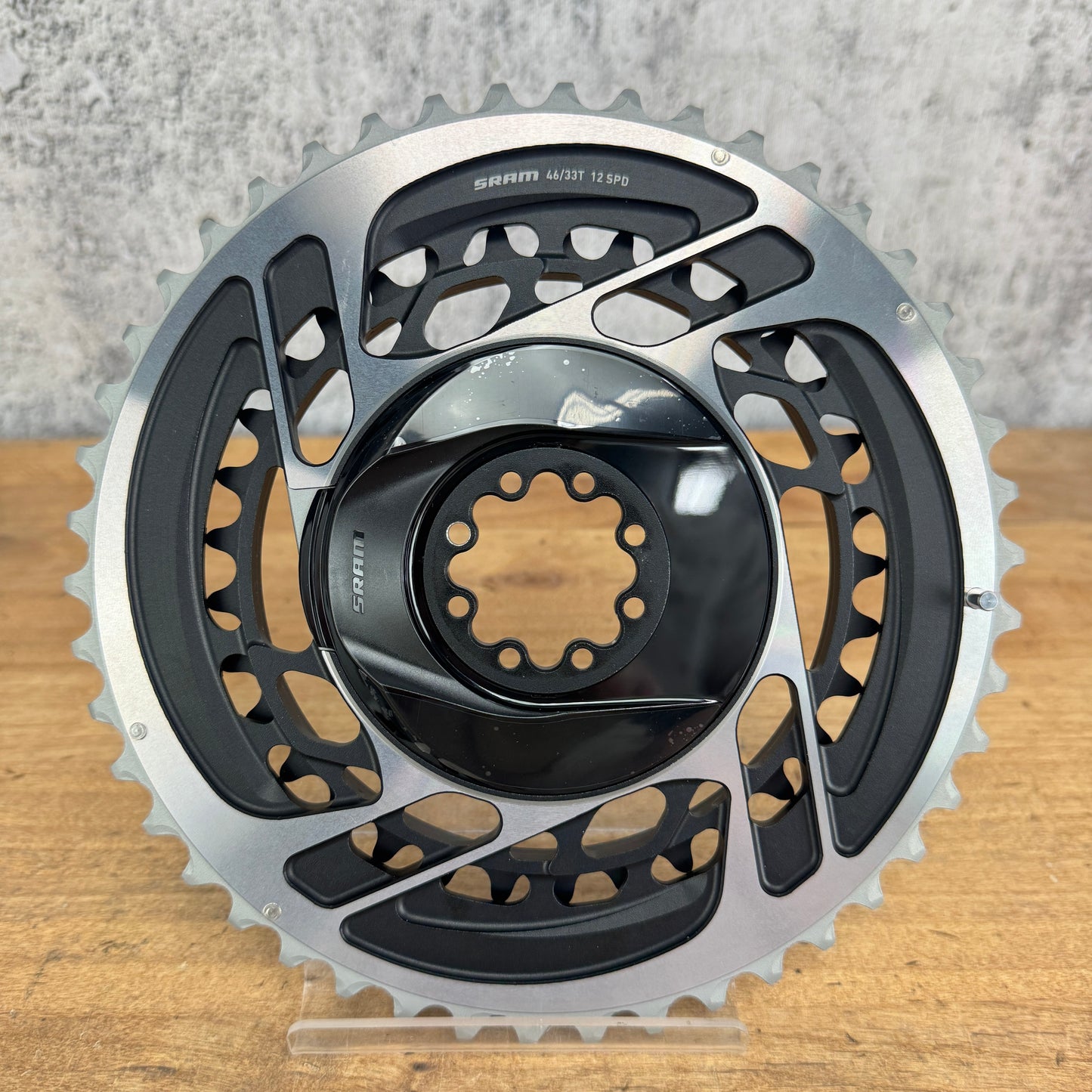 New! SRAM Red AXS D1 12-Speed 8-Bolt Direct Mount 46/33t Chainring Set 222g