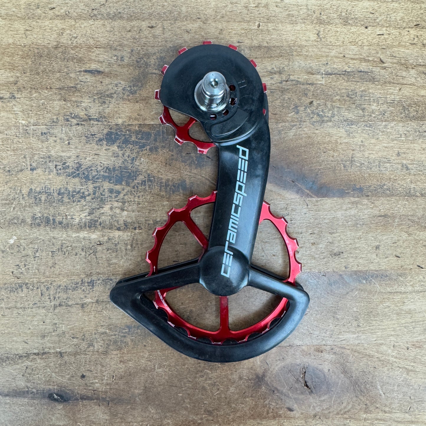 Ceramicspeed OSPW for Shimano 9100/9150 and 8000 SS/8050 SS Red Derailleur Cage
