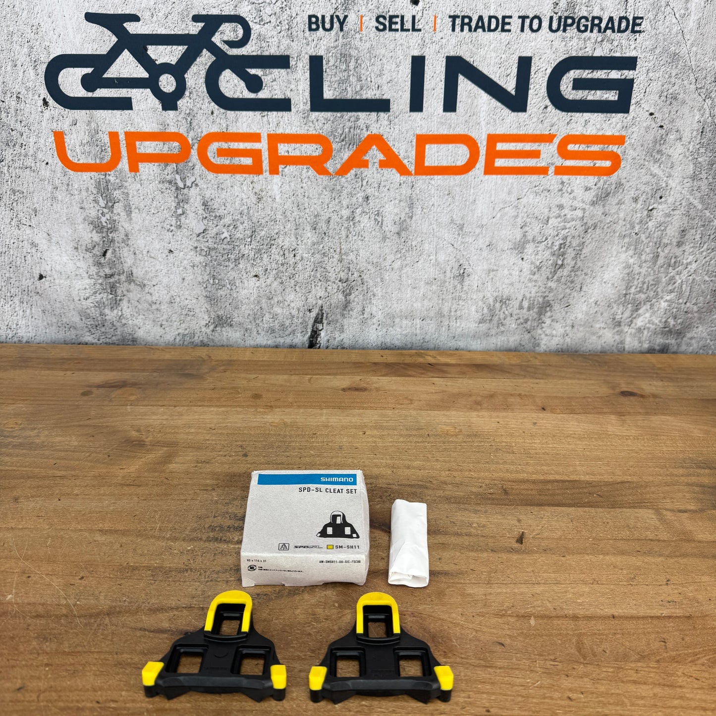 New! Shimano SH11 SPD-SL Road Pedal Cleat Set Yellow
