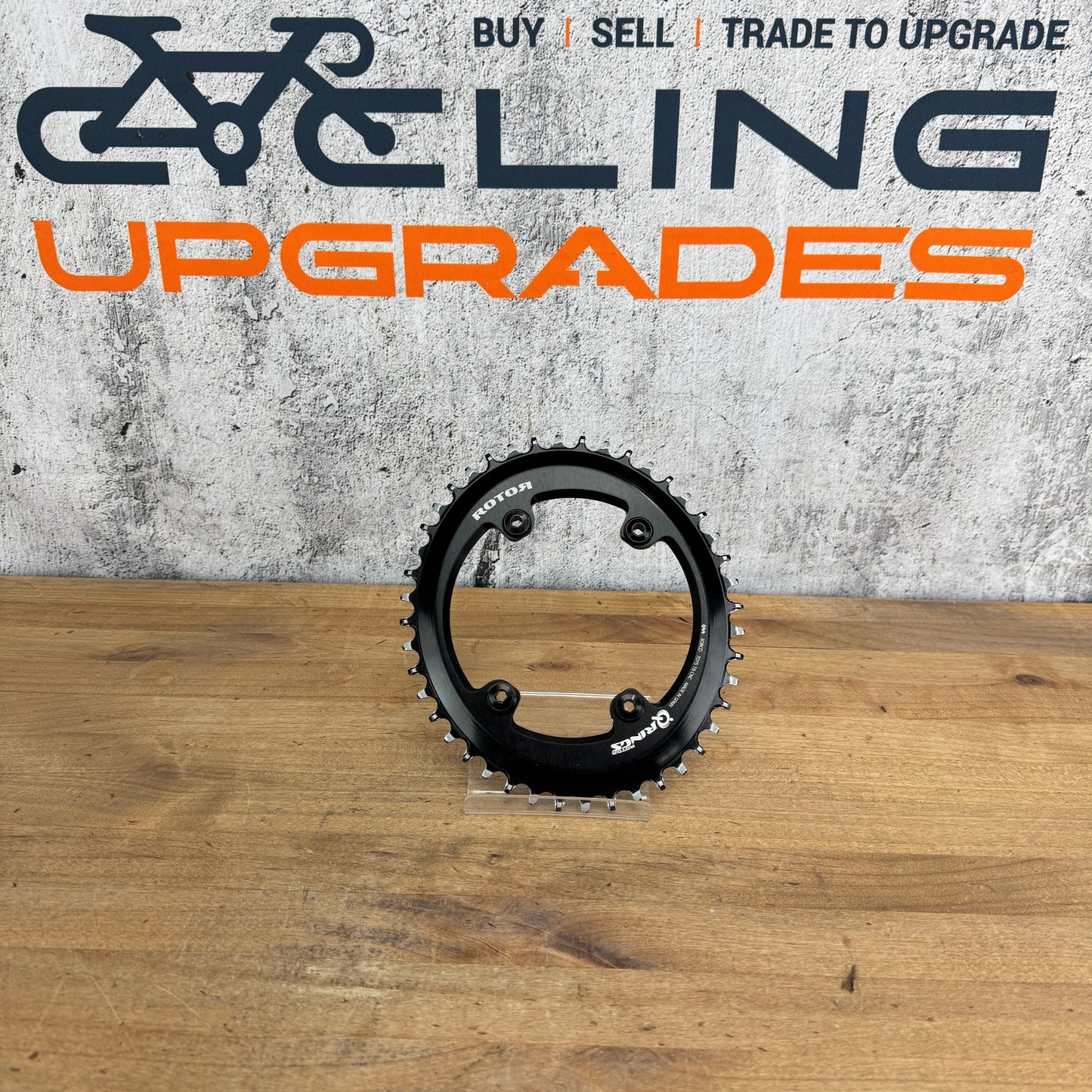 Rotor Q-Rings Oval Aero 44t 4-Bolt 110BCD 1x Bike Chainring 109g