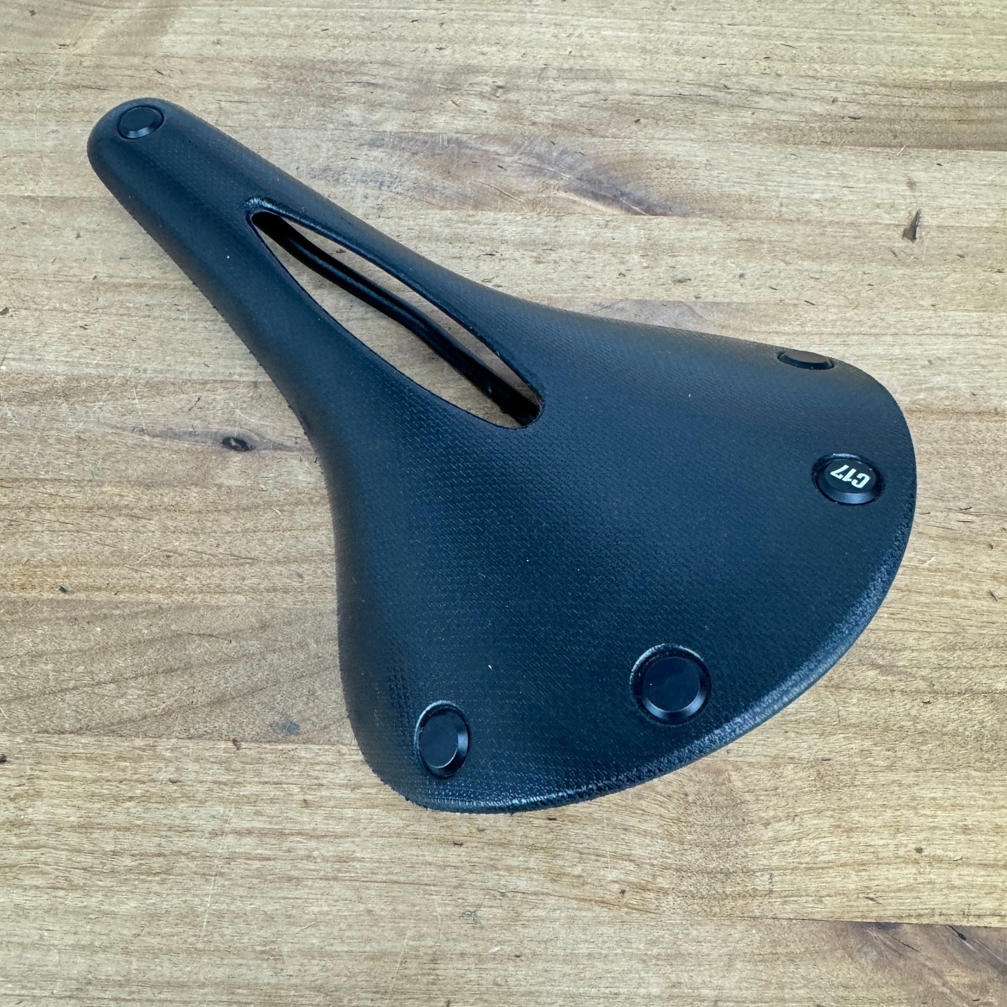 Brooks C17 7x7mm Steel Rails 164mm Bike Saddle 441g