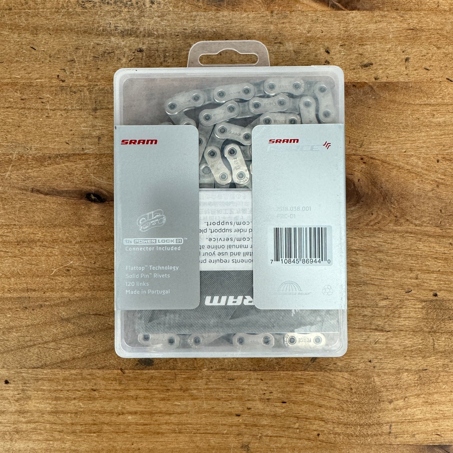 New! SRAM Force AXS CN-FCR-D1 12-Speed 120 Links Silver Bike Chain