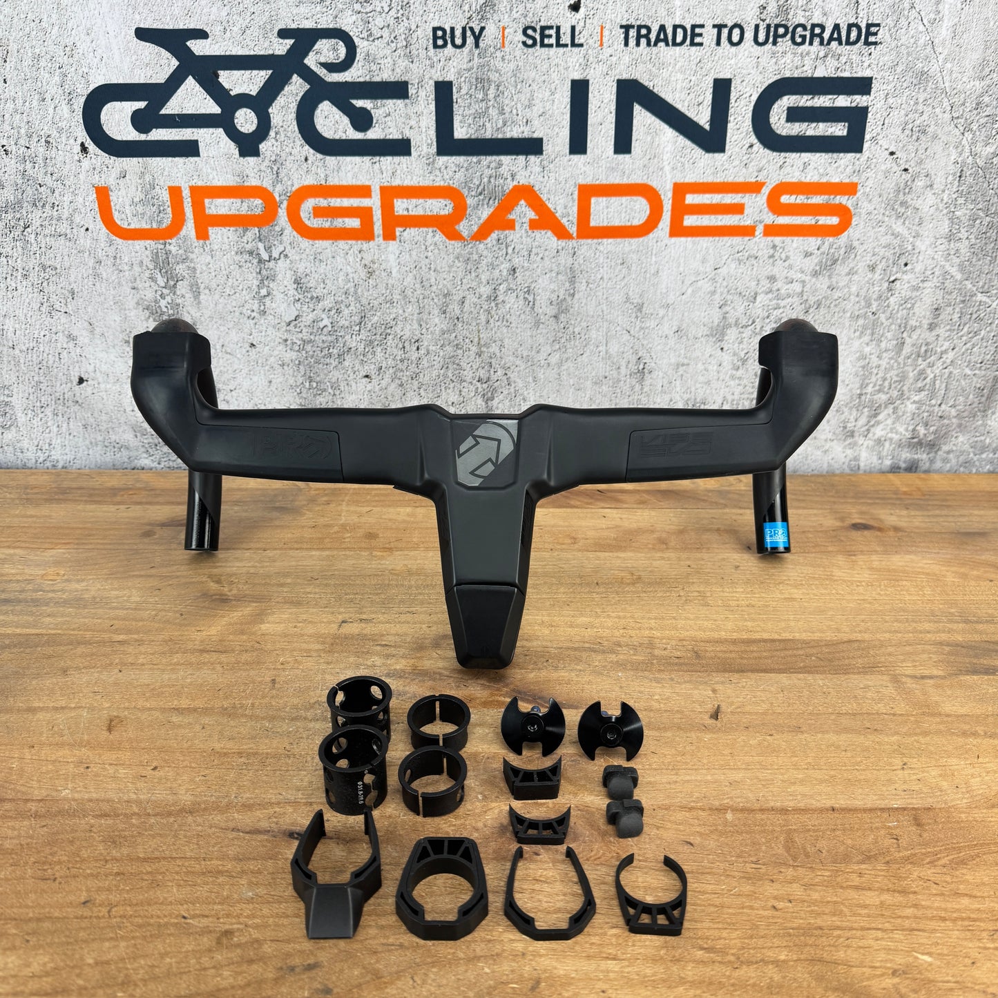 Low Mile! Shimano PRO Vibe Evo Carbon 105mm x 40cm Integrated Handlebar 403g