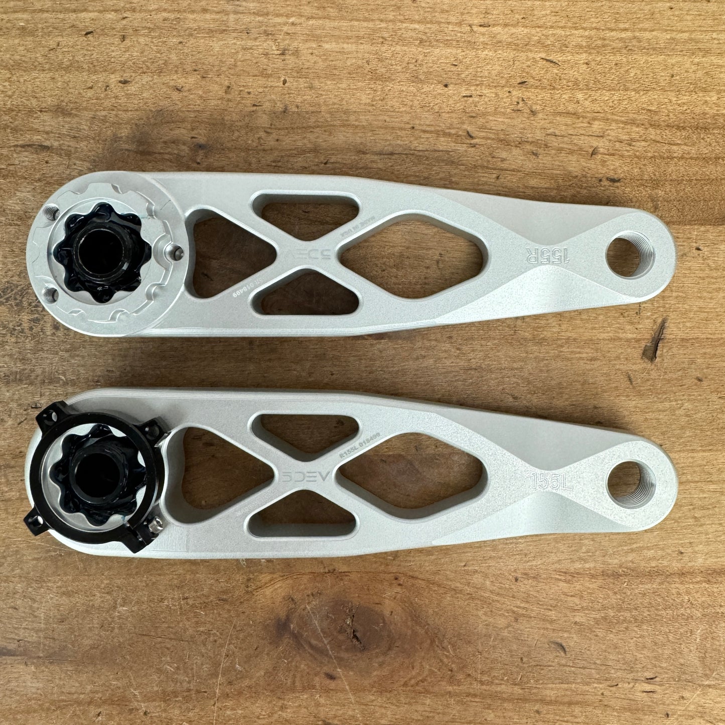 New! 5DEV R-Spec 155mm Trail/Enduro Mountain Bike Billet Silver Crankset 604g