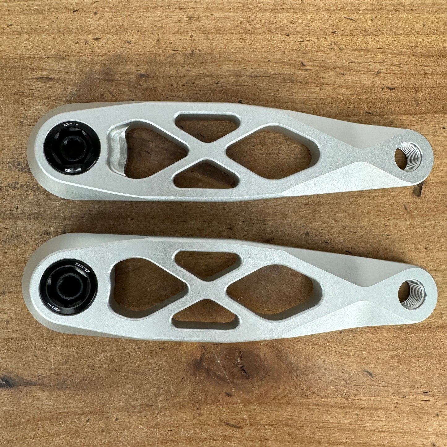 New! 5DEV R-Spec 165mm Trail/Enduro Mountain Bike Billet Silver Crankset 625g