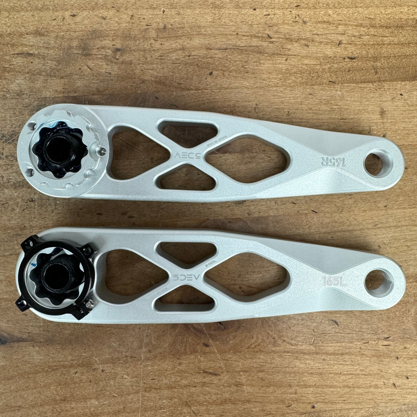 New! 5DEV R-Spec 165mm Trail/Enduro Mountain Bike Billet Silver Crankset 625g