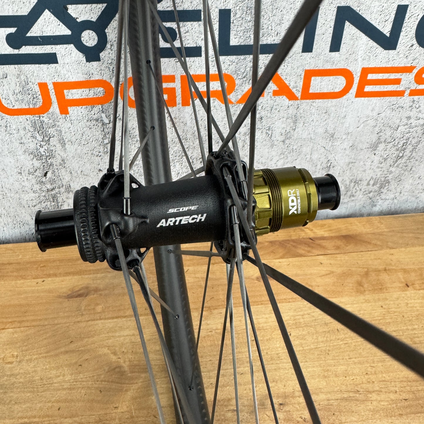 New! Scope Artech 4 Carbon Disc Brake Road Bike Wheelset 700c 1120g