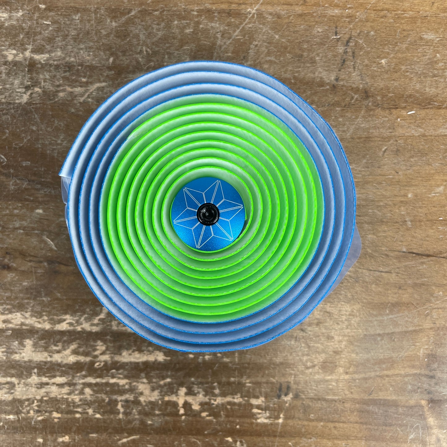 New! Supacaz Neon Green/Blue Super Sticky Kush Road Bike Handlebar Tape