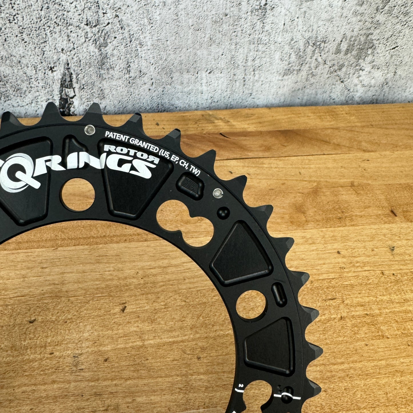 New! Rotor QX2 38t 9-11 Speed 5-Bolt 110mm BCD Inner Chainring MSRP $97