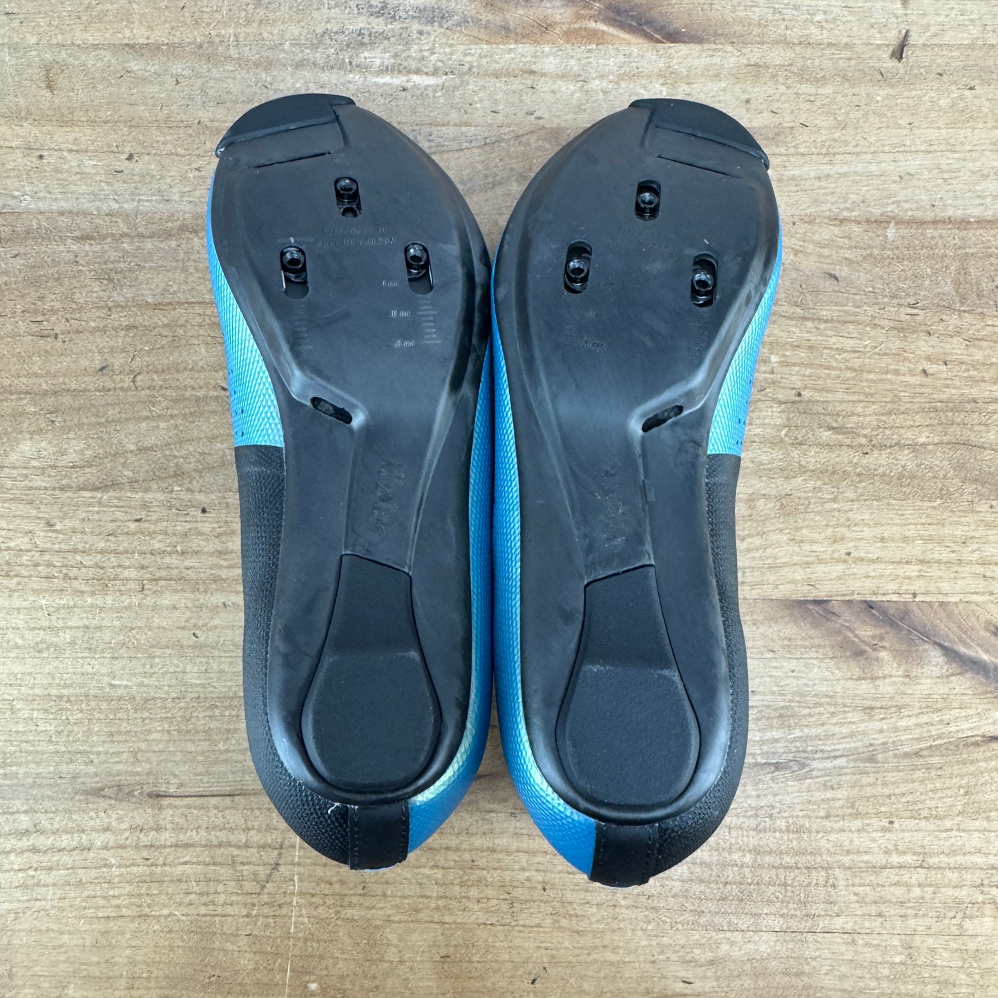 Fizik Tempo Decos Men's 40 EU Iridiscent Blue Carbon BOA 3-Bolt Cycling Shoes