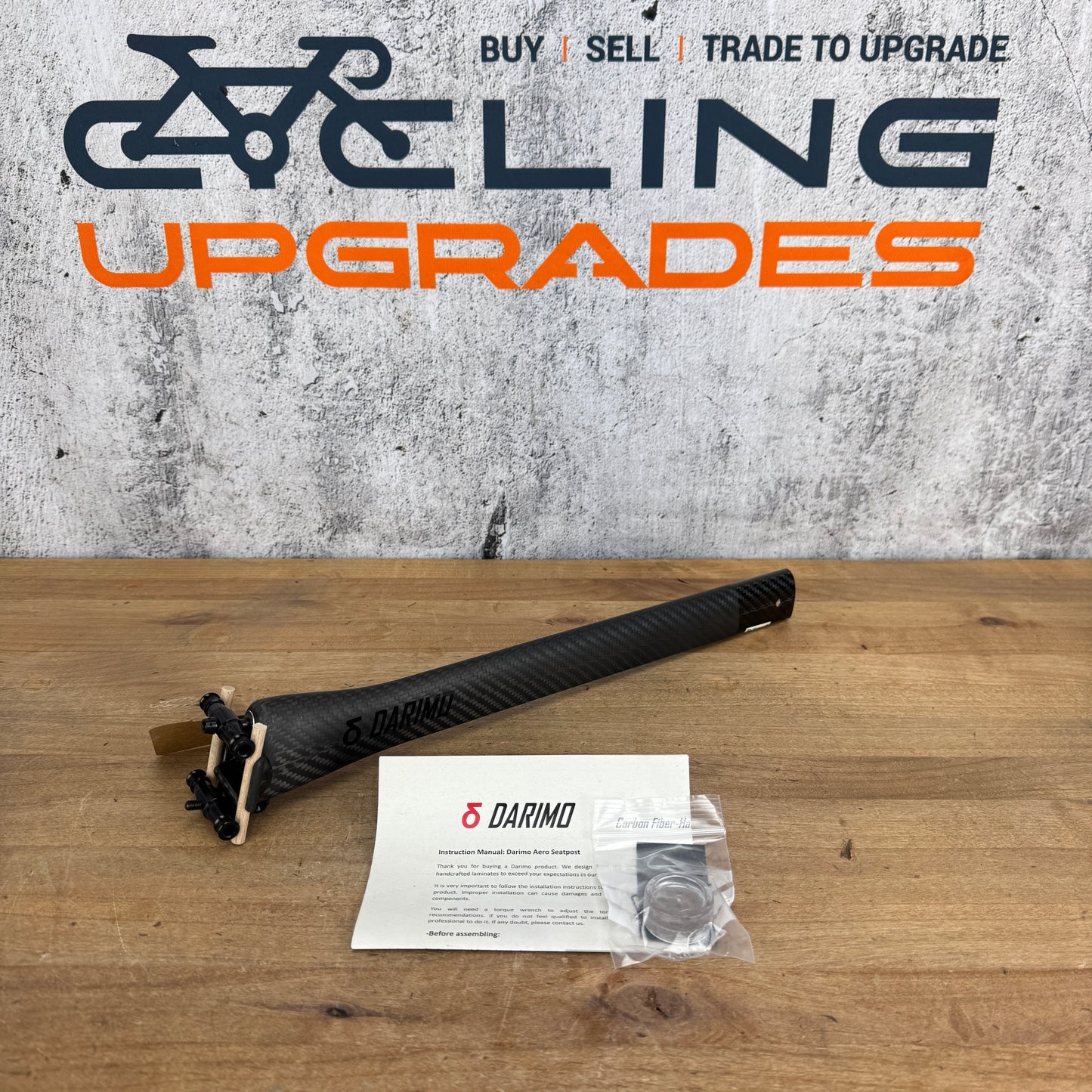 New! Darimo 380mm Aero Carbon Seatpost for Specialized Tarmac SL8 114g