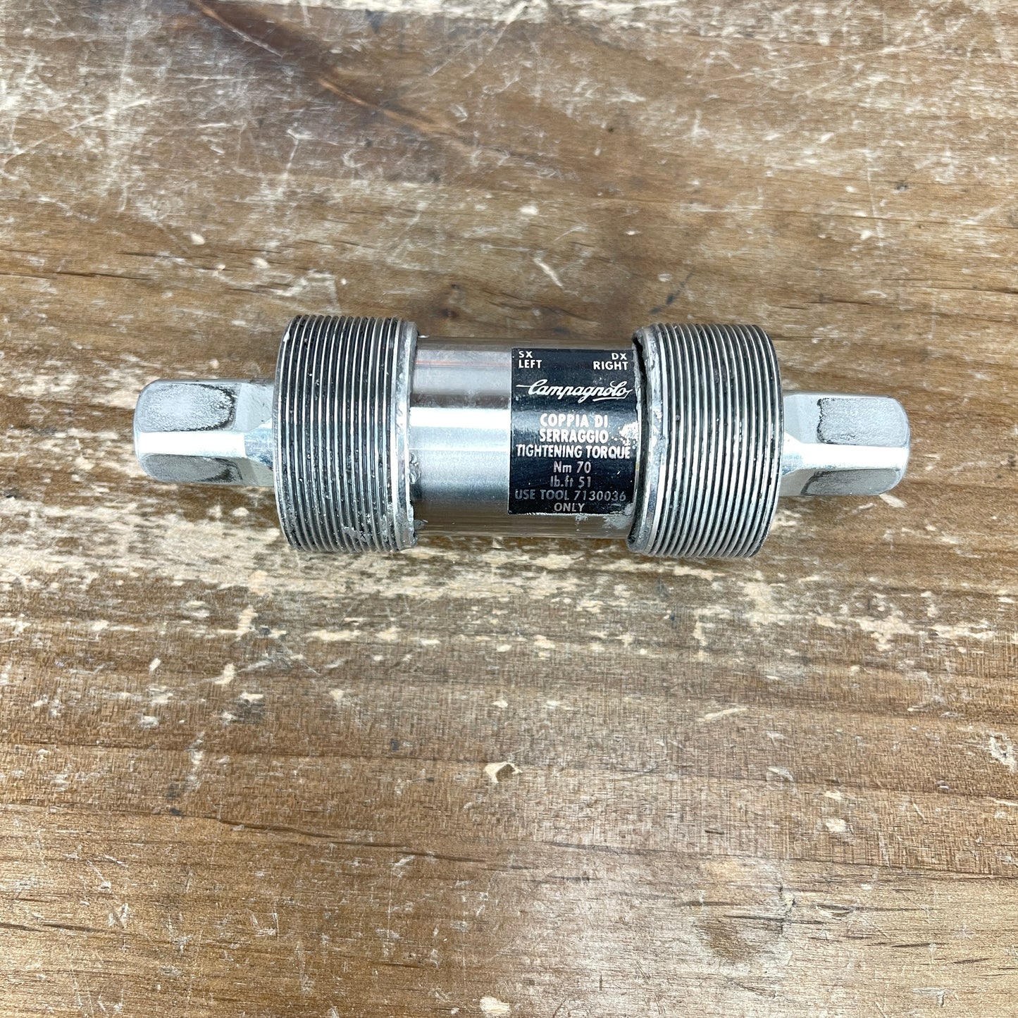 Campagnolo Athena BSA English Threaded Square Taper Bottom Bracket 111mm
