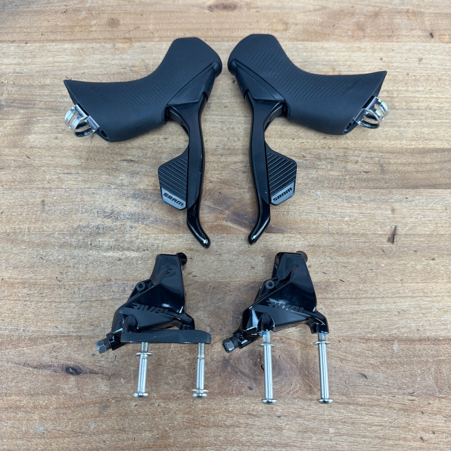 SRAM Rival AXS HRD 12-Speed Disc Brake Electronic Shifters w/ Calipers 776g