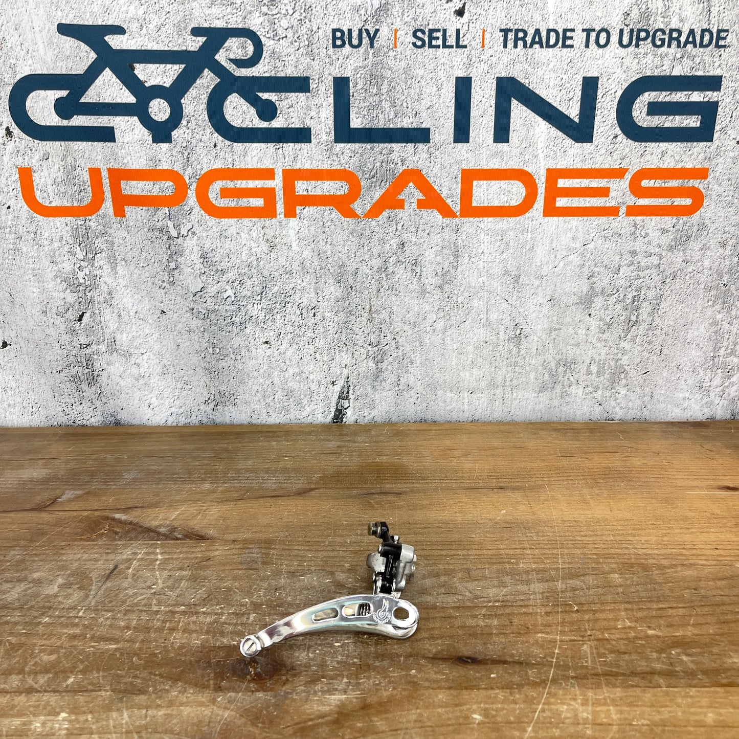 Vintage! Campagnolo Super Record 3-Hole 27mm Clamp Road Bike Front Derailleur
