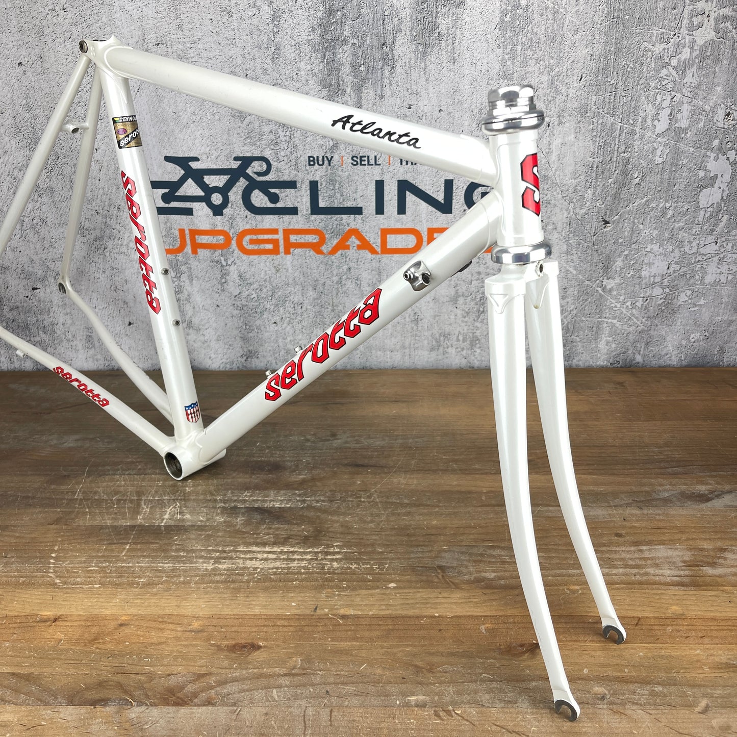 1997 Serotta Atlanta 25th Anniversary 48x51cm Rim Brake Steel Frameset 700c 2437g