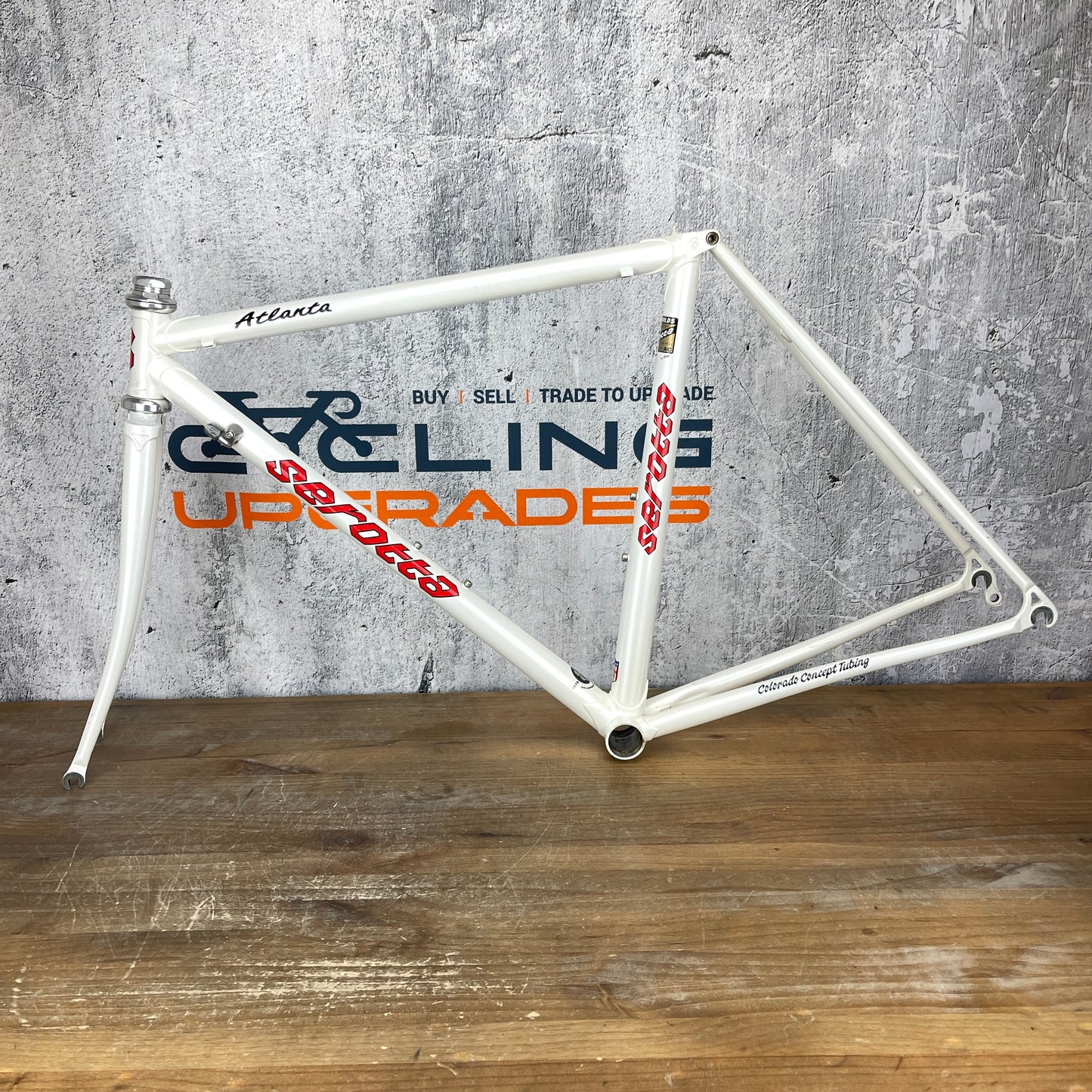 1997 Serotta Atlanta 25th Anniversary 48x51cm Rim Brake Steel Frameset 700c 2437g