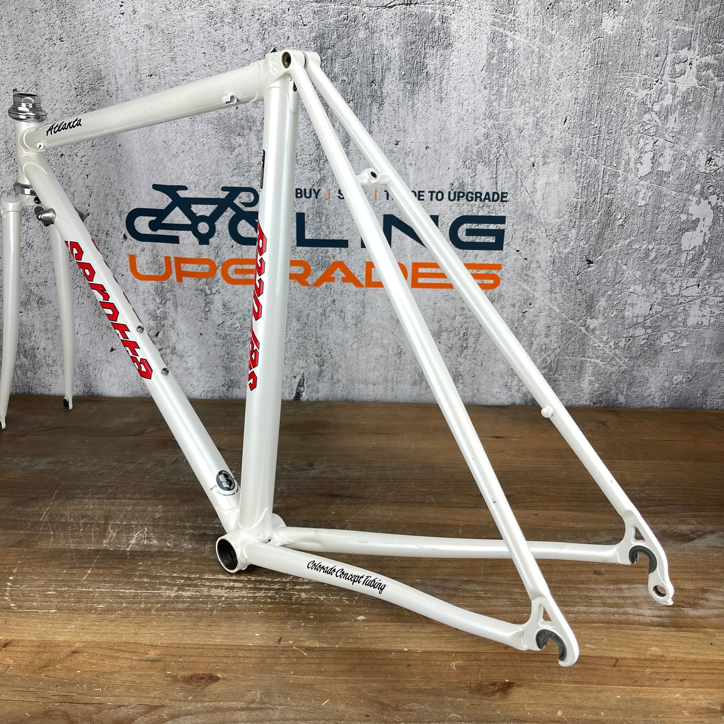 1997 Serotta Atlanta 25th Anniversary 48x51cm Rim Brake Steel Frameset 700c 2437g