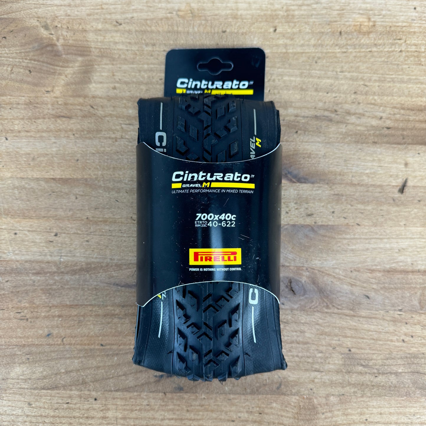 New! Single Pirelli Cinturato Gravel M 700c x 40mm Black Tubeless Gravel Tire