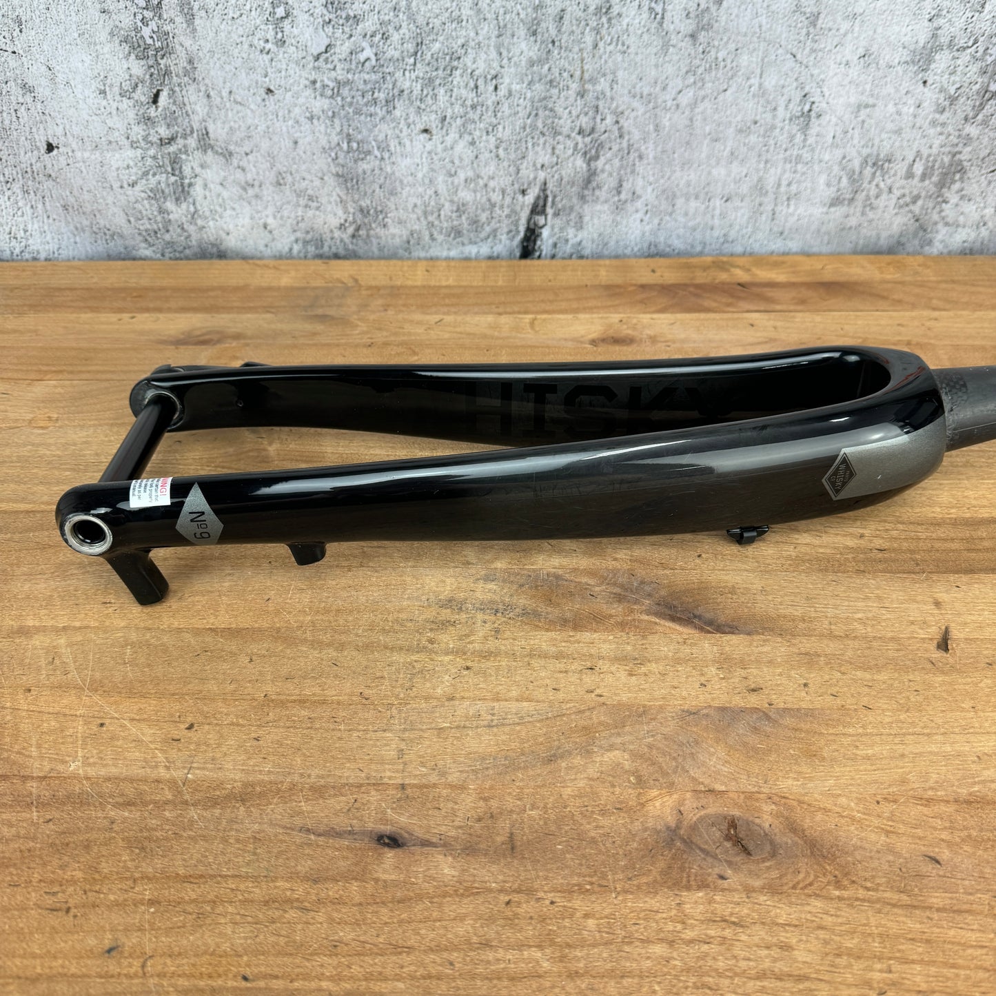 New! Whisky Parts Co No.9 Road Carbon Tapered Post Mount CX Fork 43mm Rake