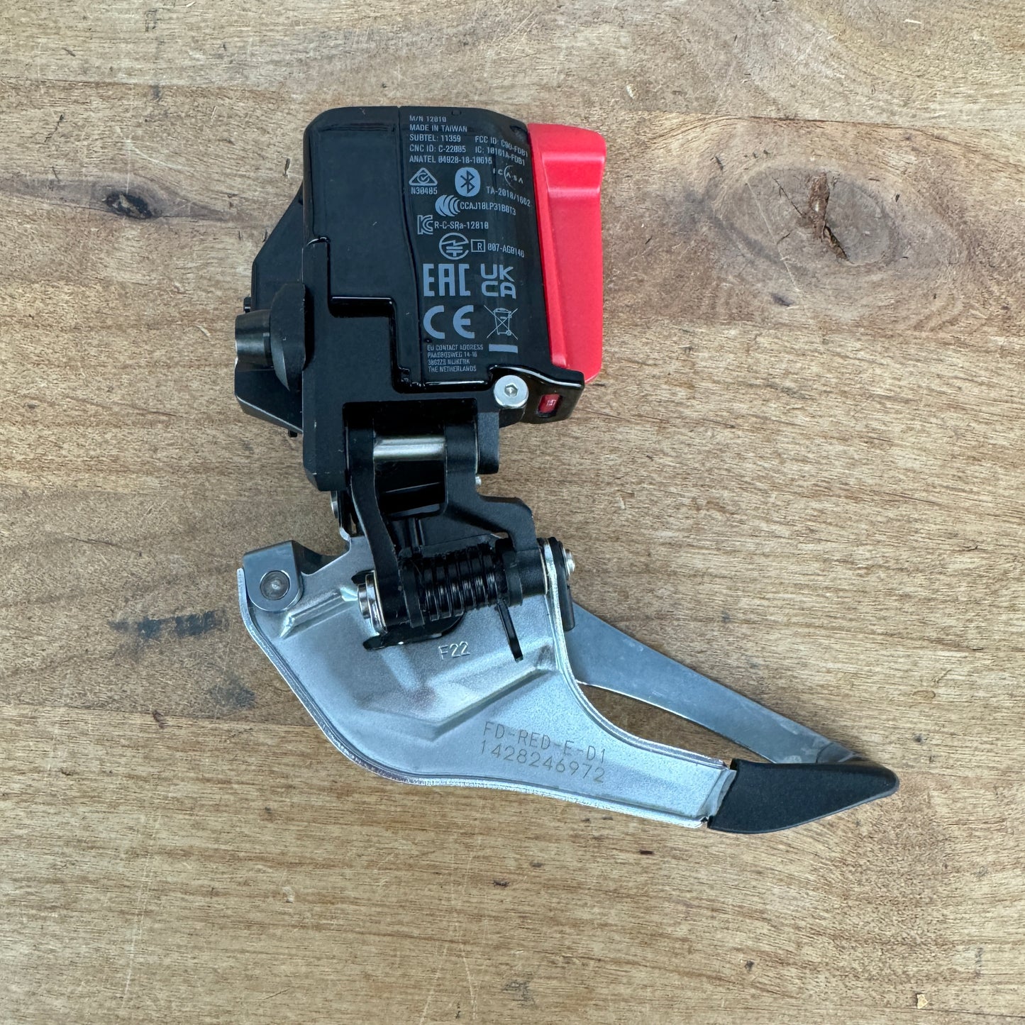 SRAM Red AXS eTap D1 12-Speed Electronic Braze-On Front Derailleur No Battery